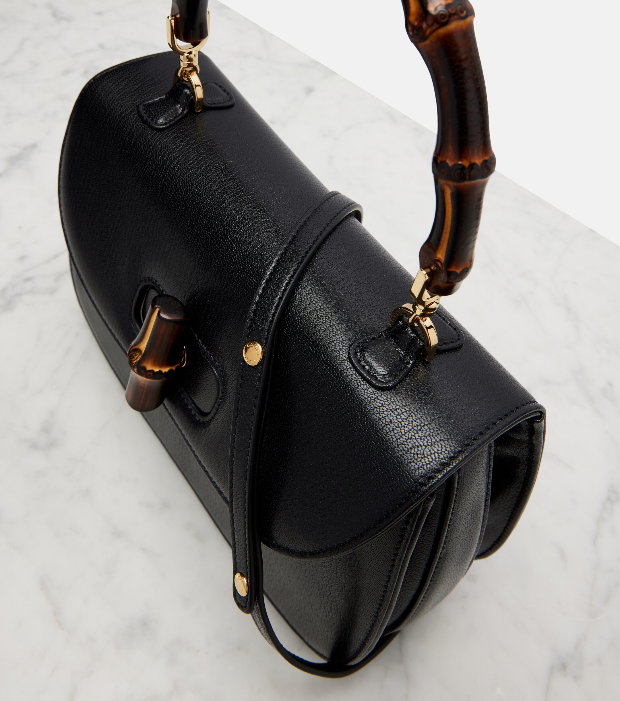 Gucci Gucci Bamboo 1947 Medium leather top-handle bag