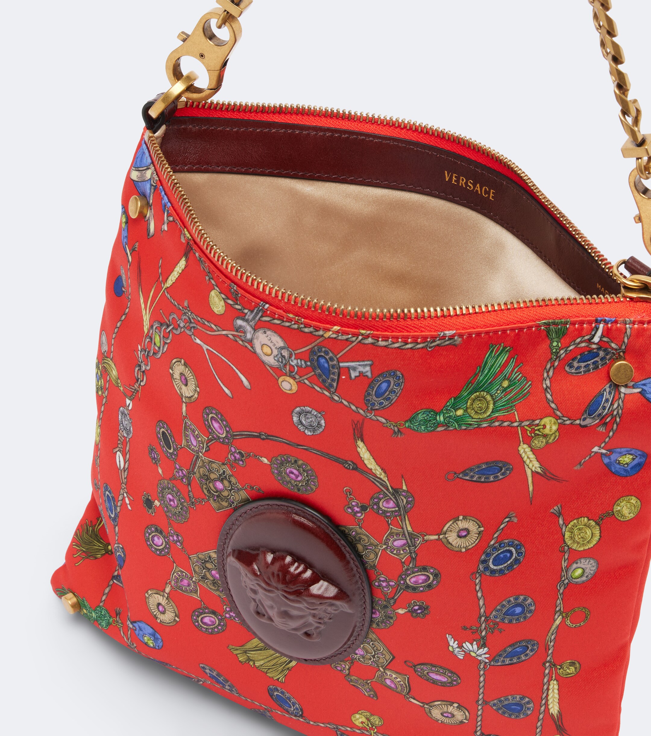Versace Medusa printed duchess shoulder bag