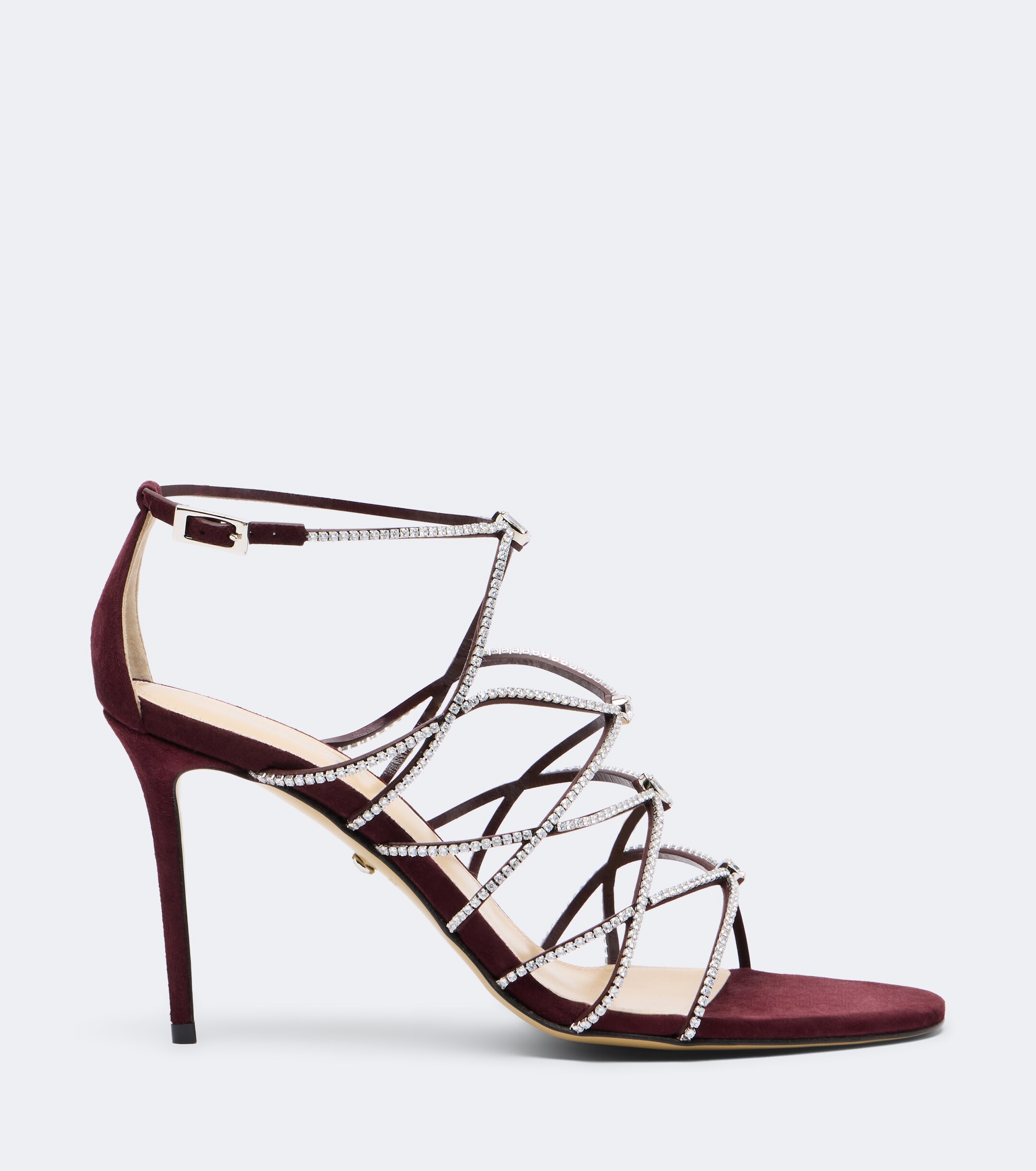 MACH & MACH Mach & Mach Daisy embellished suede sandals