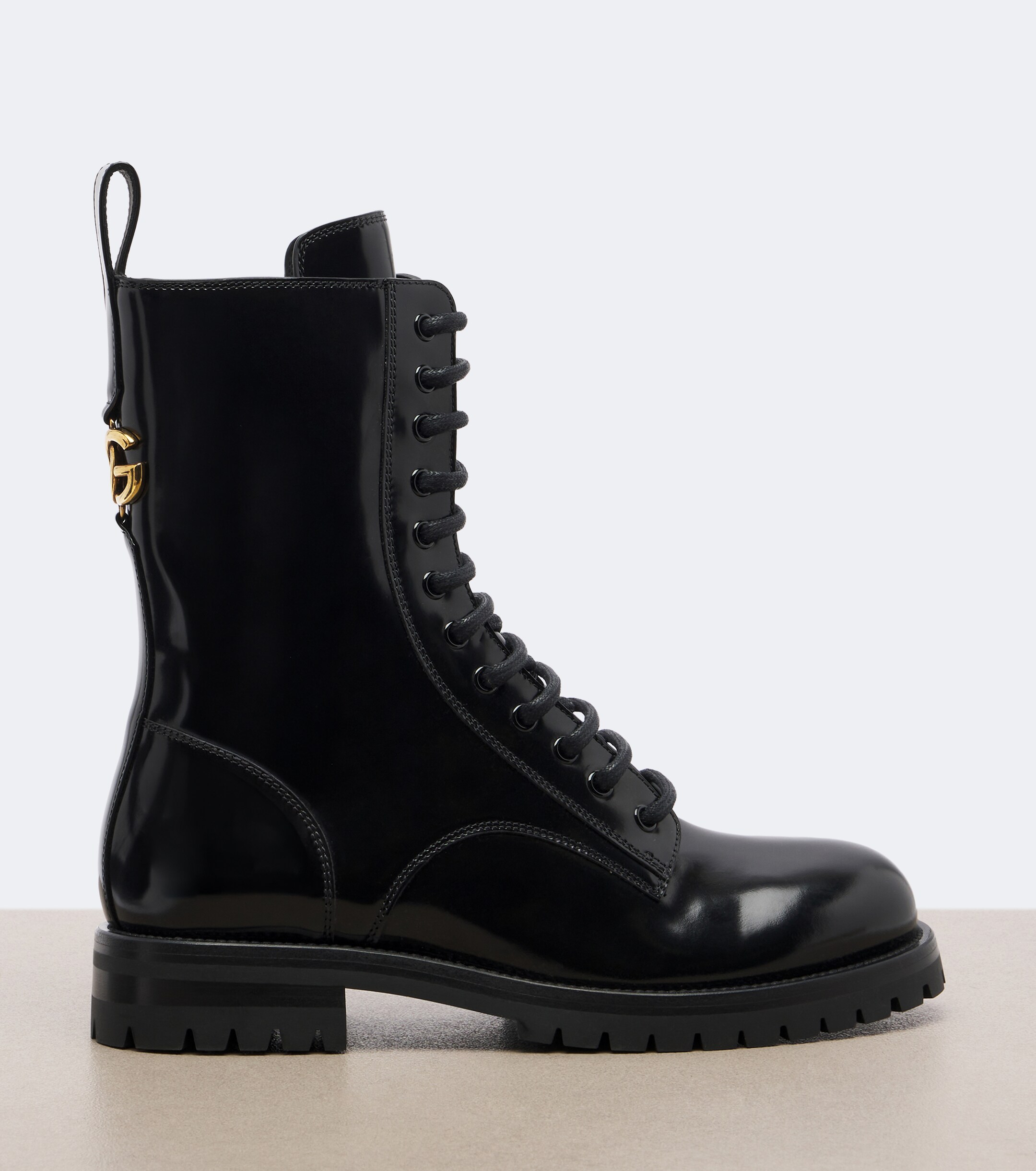 Dolce&Gabbana Dolce & Gabbana DG leather lace-up boots