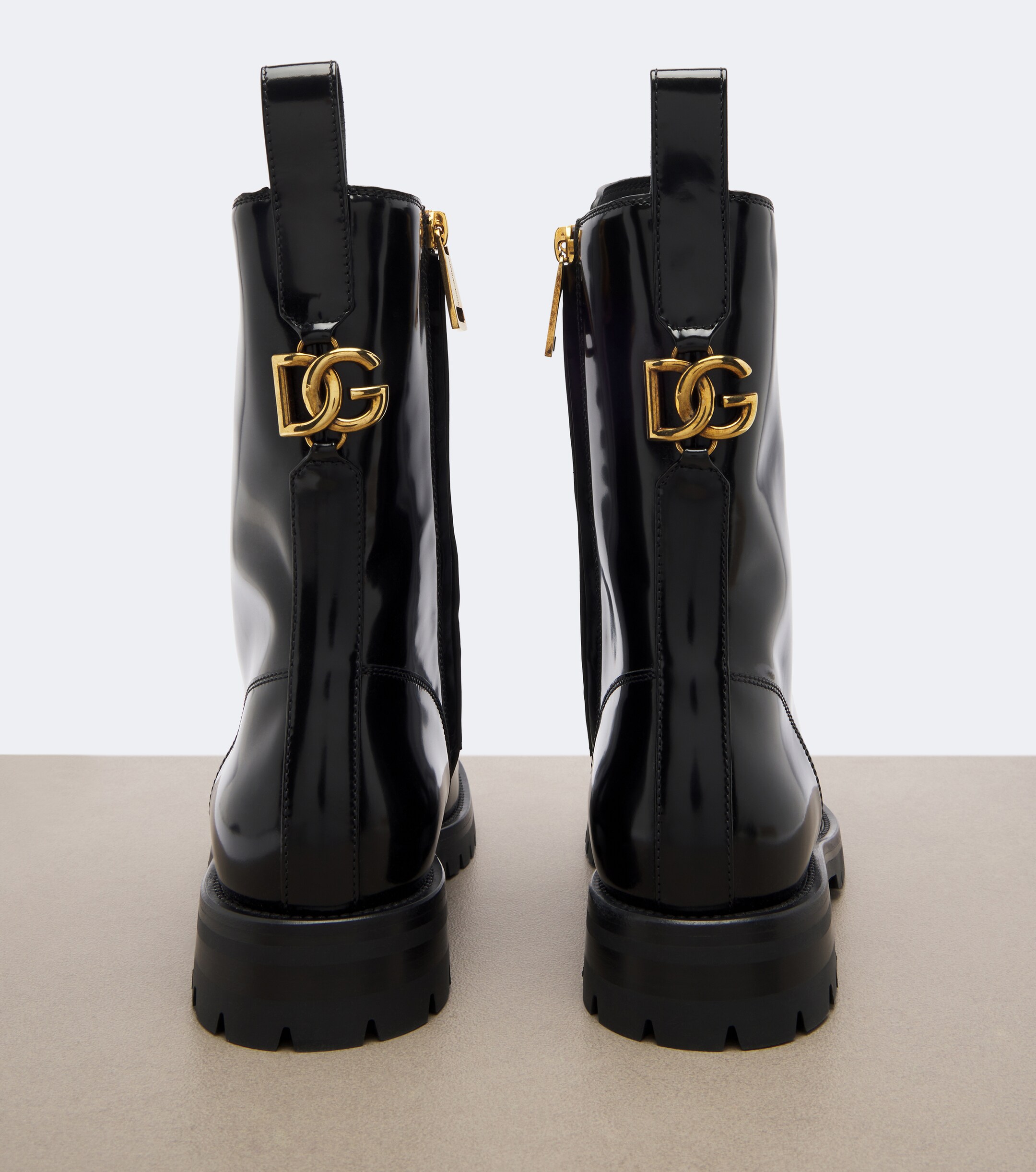 Dolce&Gabbana Dolce & Gabbana DG leather lace-up boots