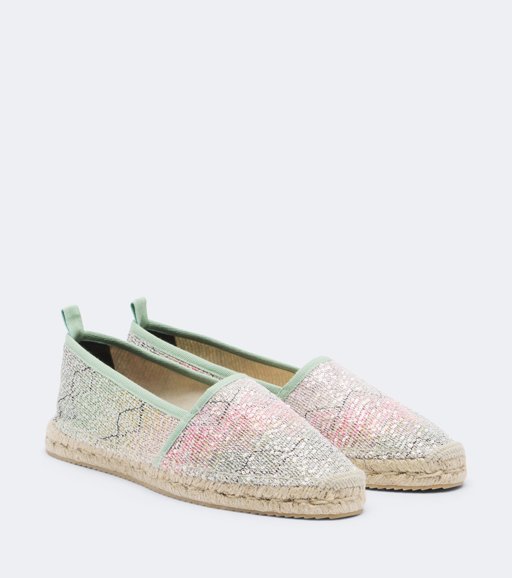 Missoni Missoni Zigzag sequined espadrilles