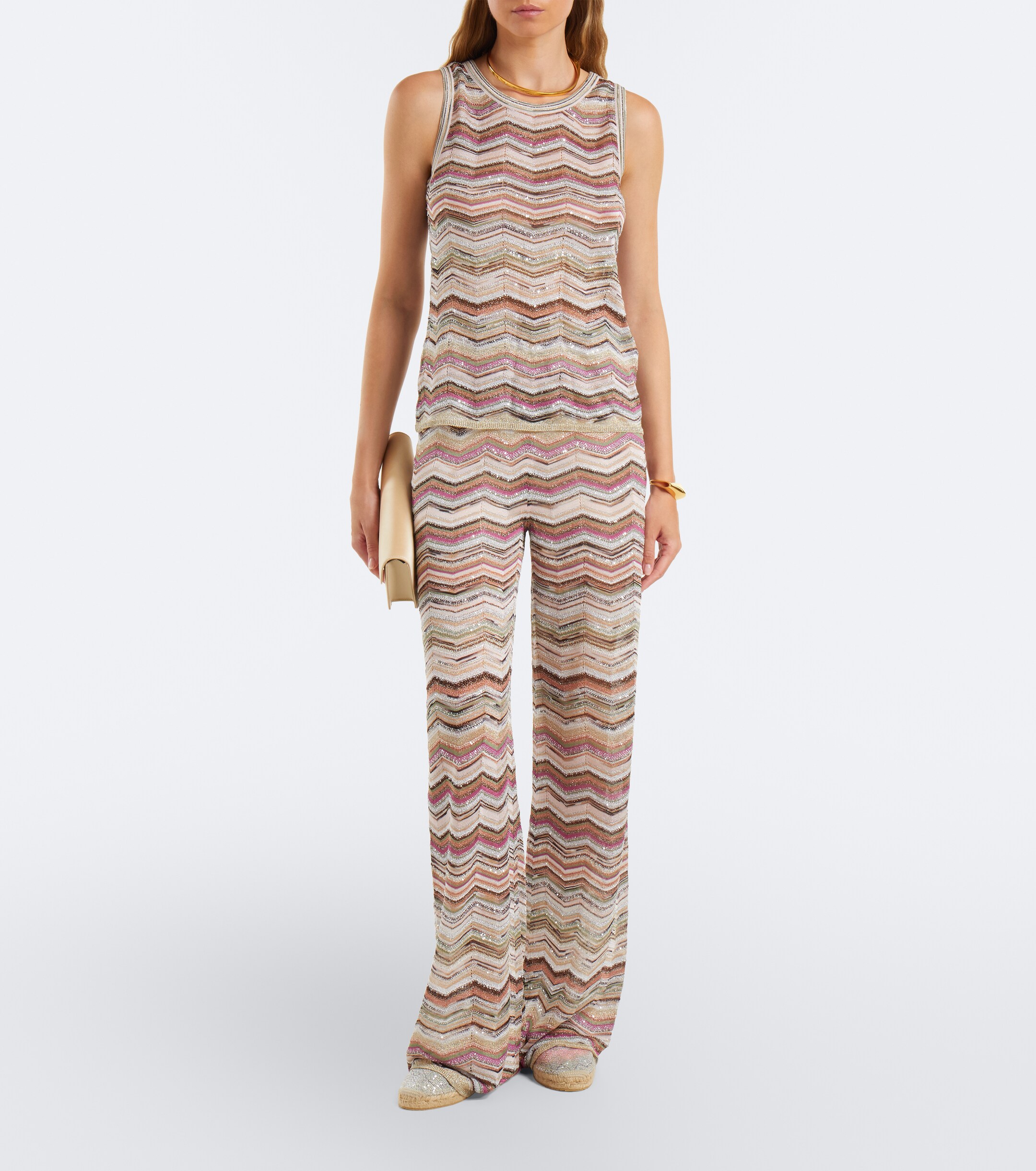 Missoni Missoni Zigzag sequined espadrilles