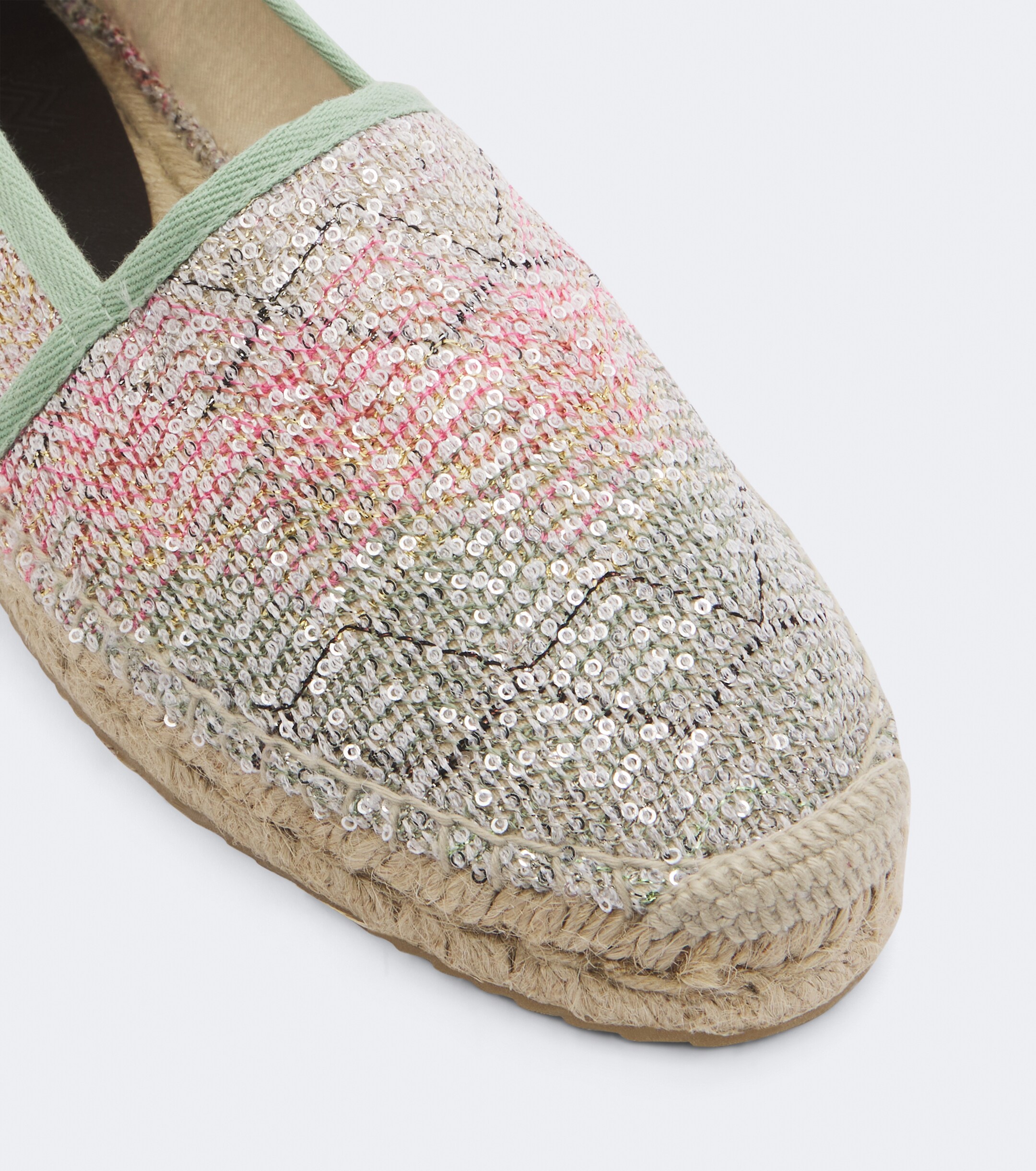 Missoni Missoni Zigzag sequined espadrilles