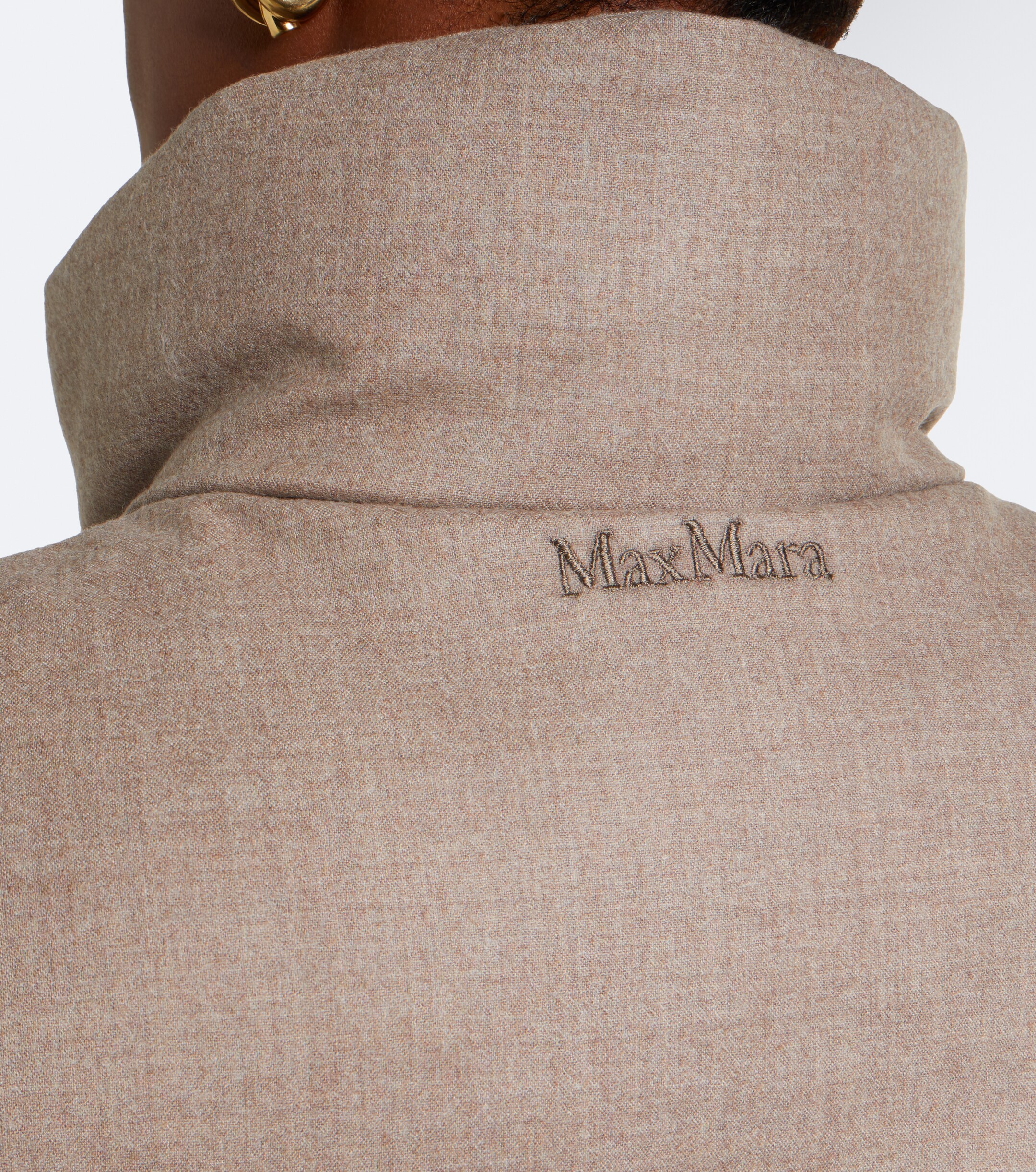 Max Mara Max Mara Cashmere-blend down vest