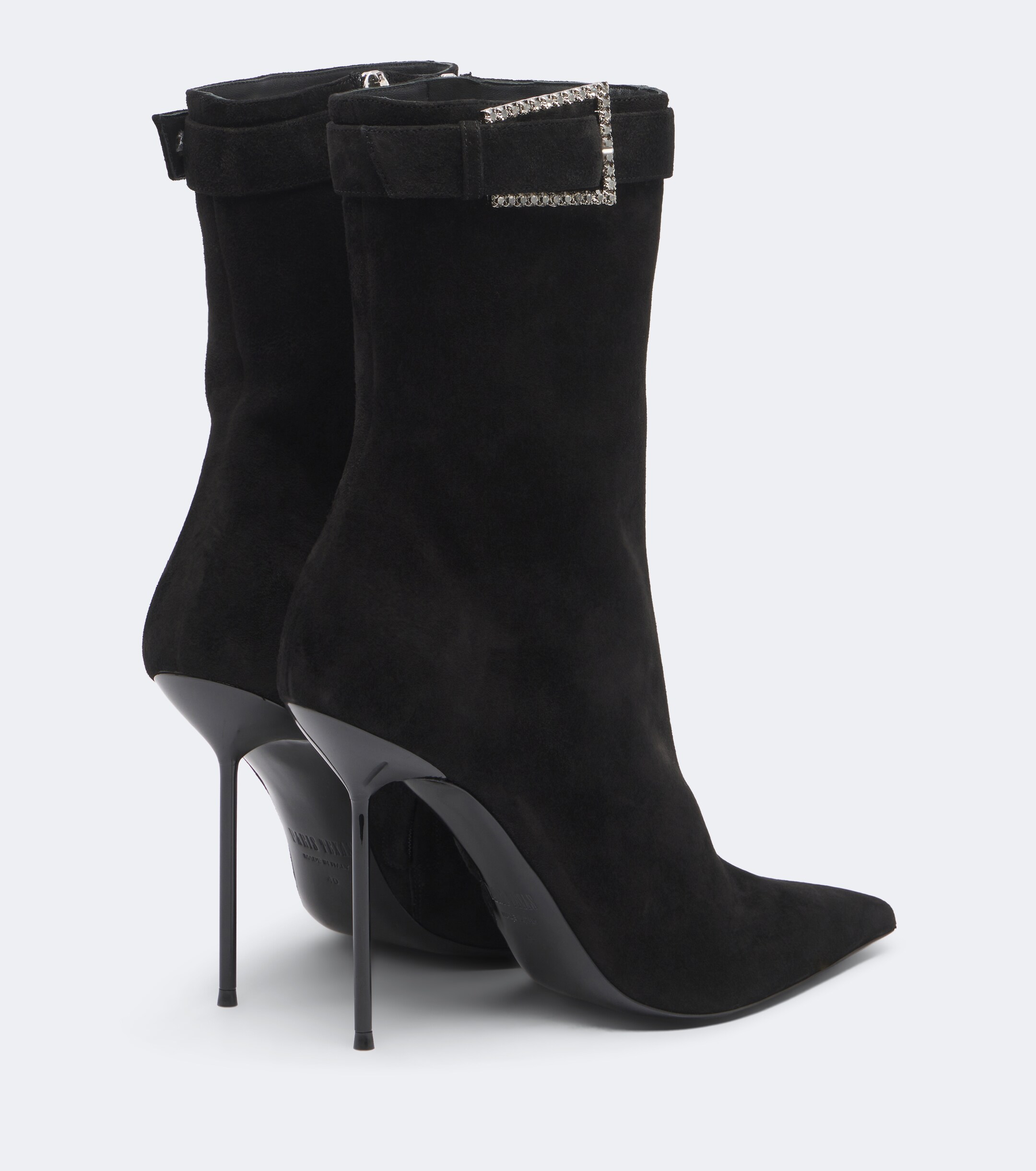 Paris Texas Paris Texas Lidia embellished suede ankle boots