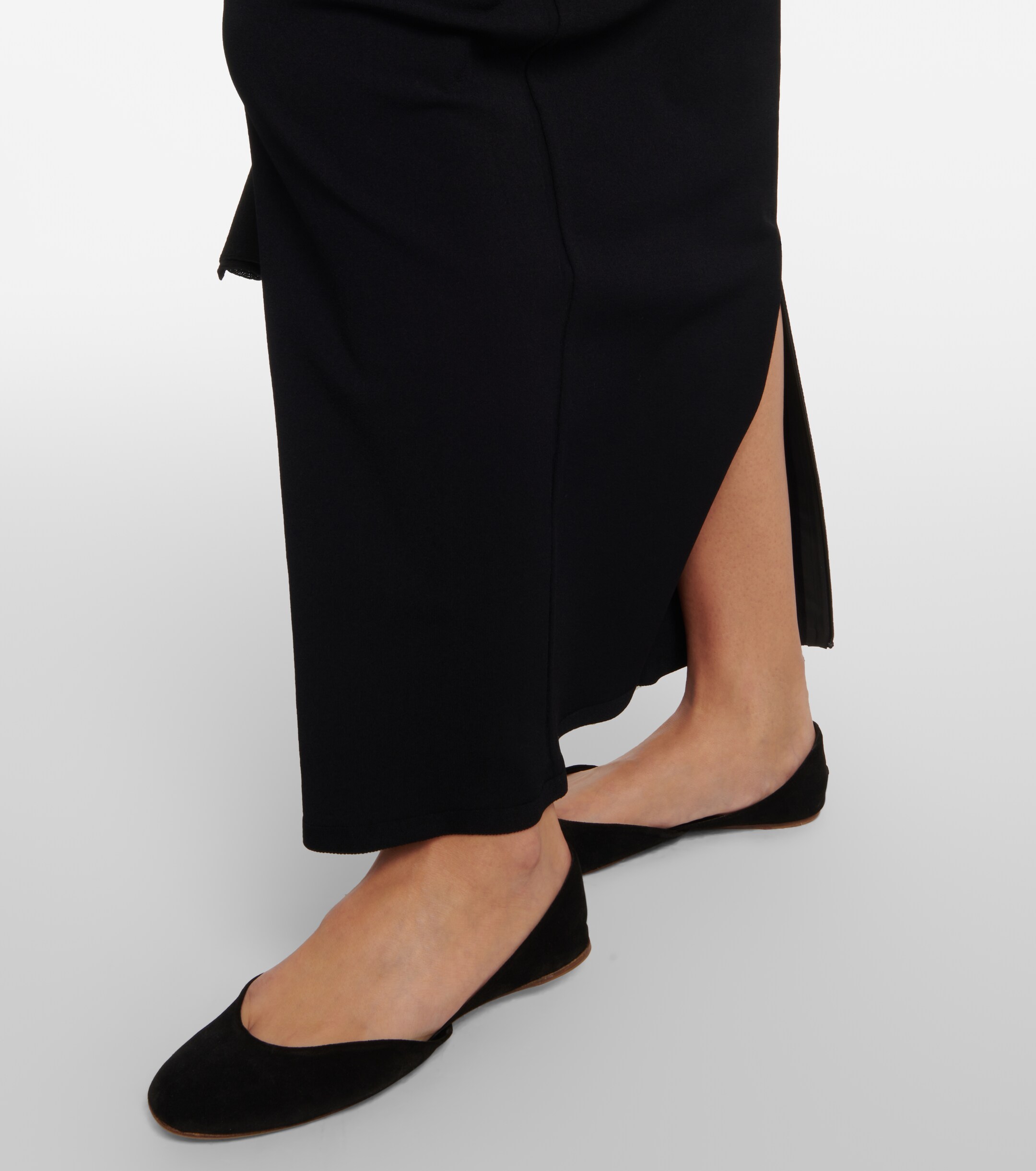 The Row Gemma suede ballet flats thumbnail