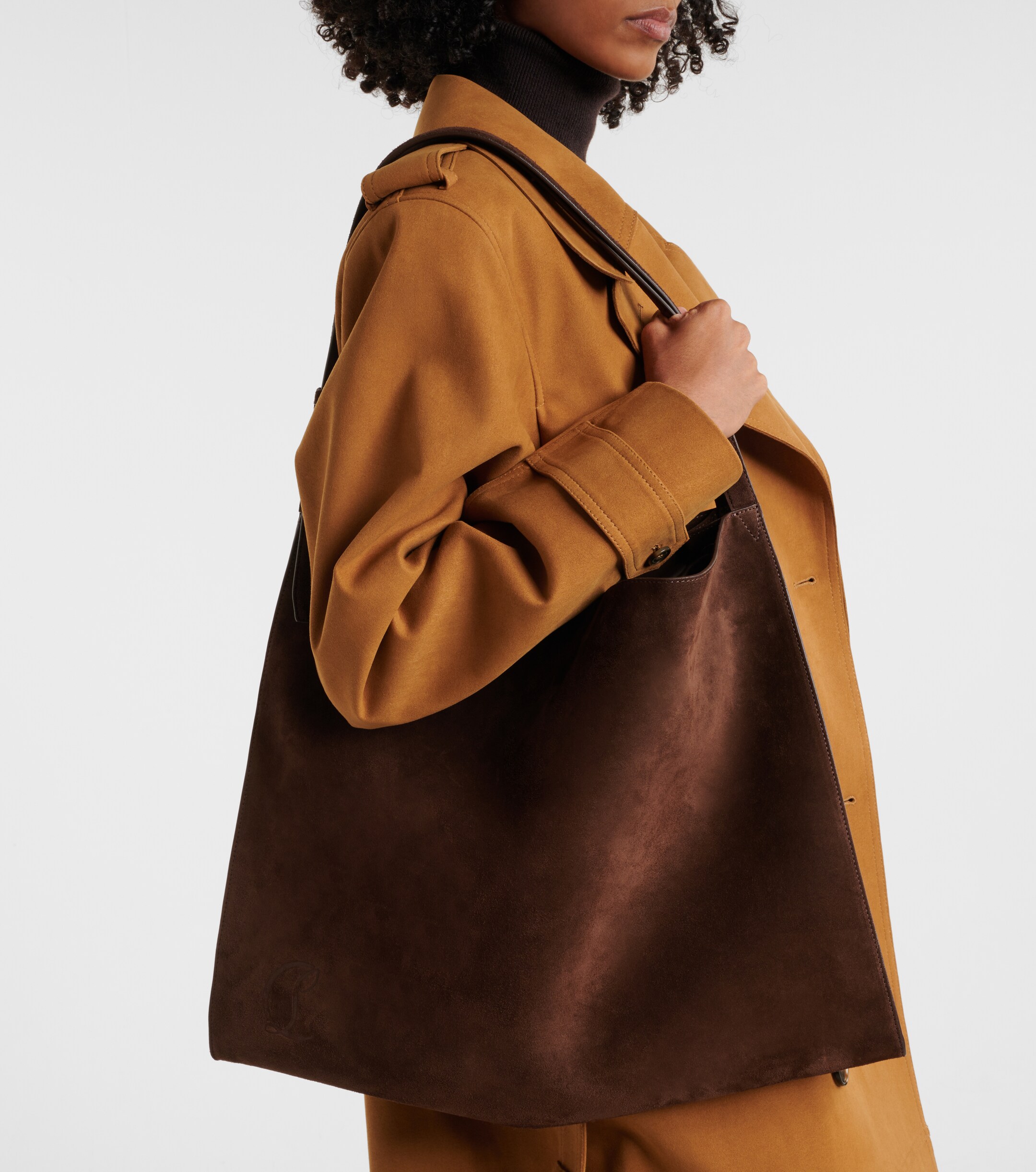 CHRISTIAN LOUBOUTIN Baggy suede tote bag