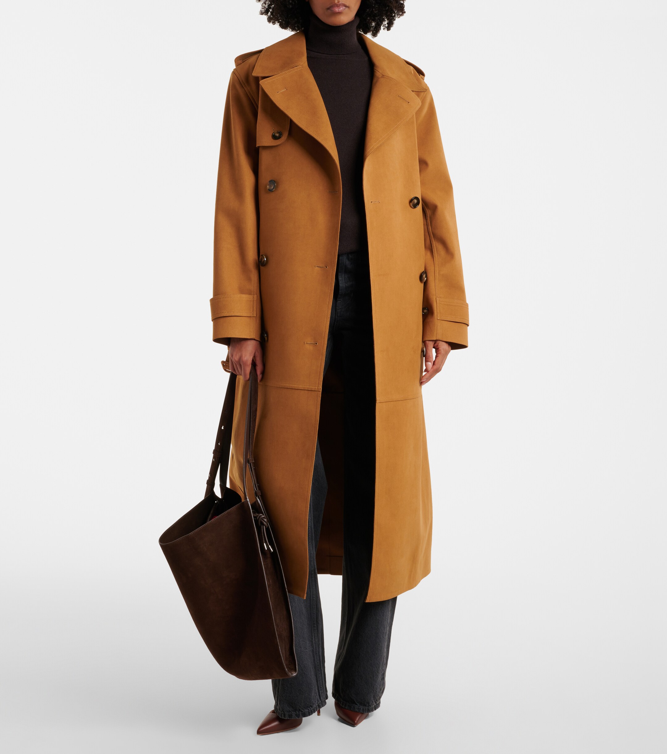 CHRISTIAN LOUBOUTIN Baggy suede tote bag