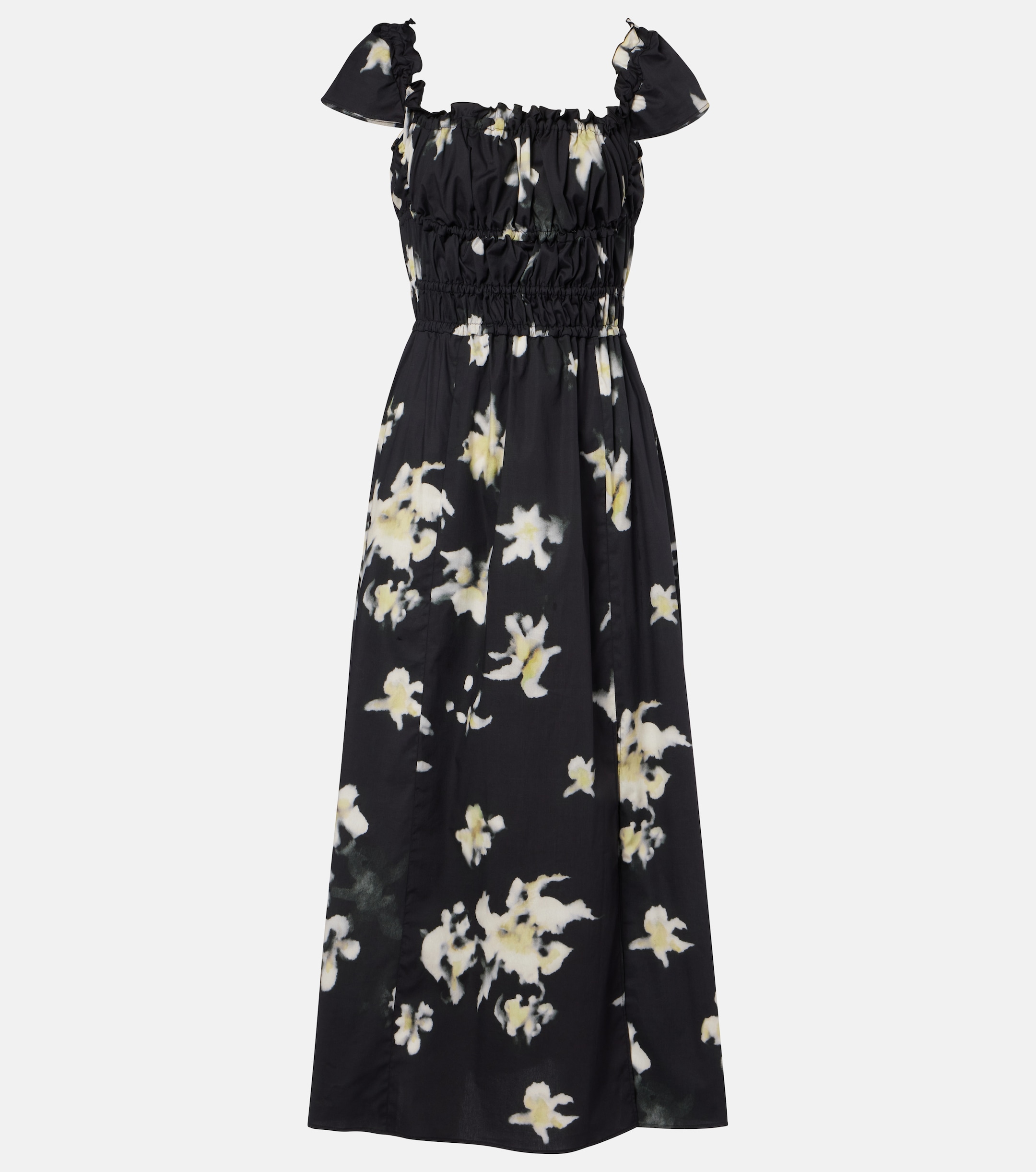 Altuzarra Floral cotton-blend midi dress