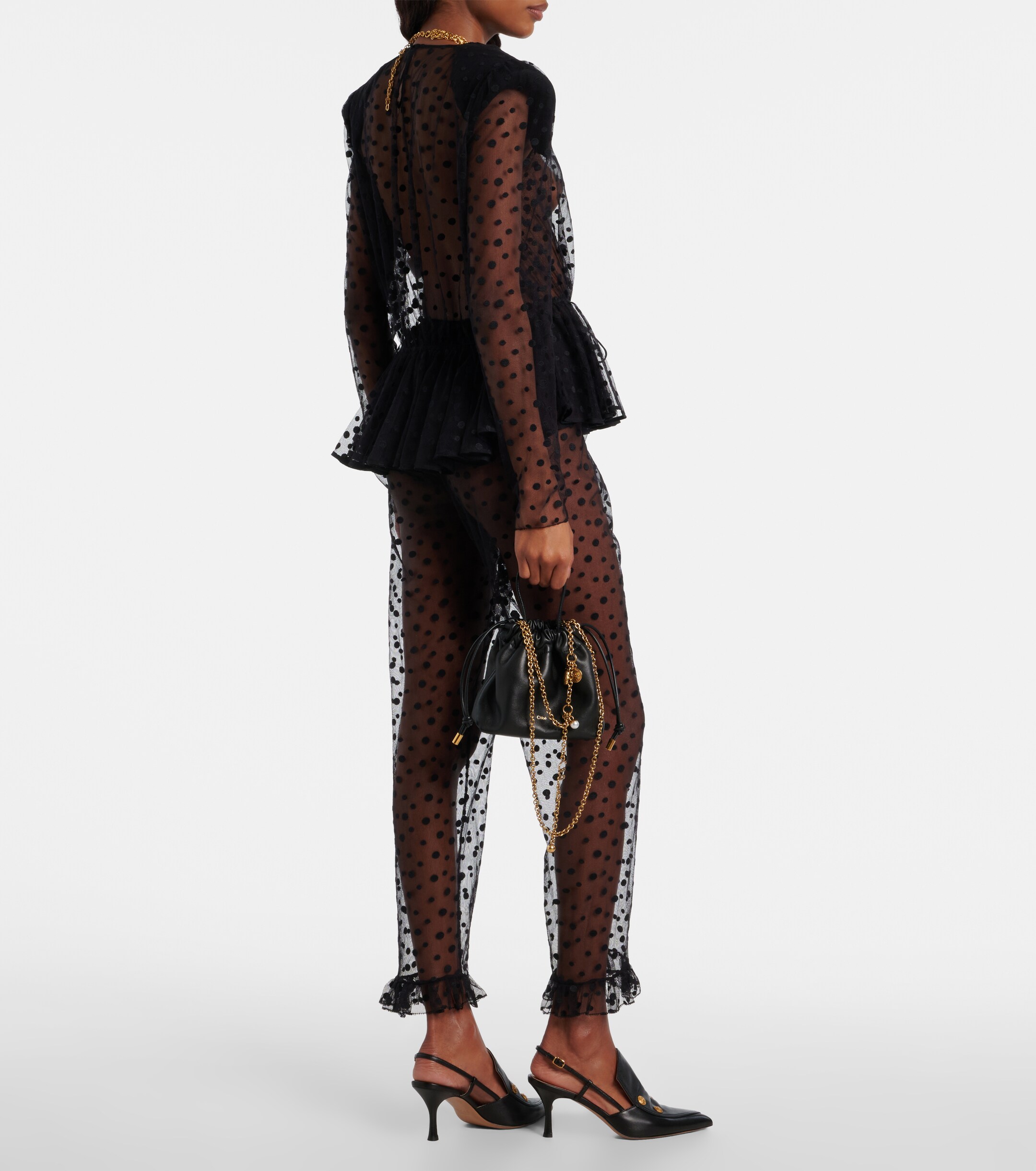 Chloé Chloé Icons Mini leather bucket bag