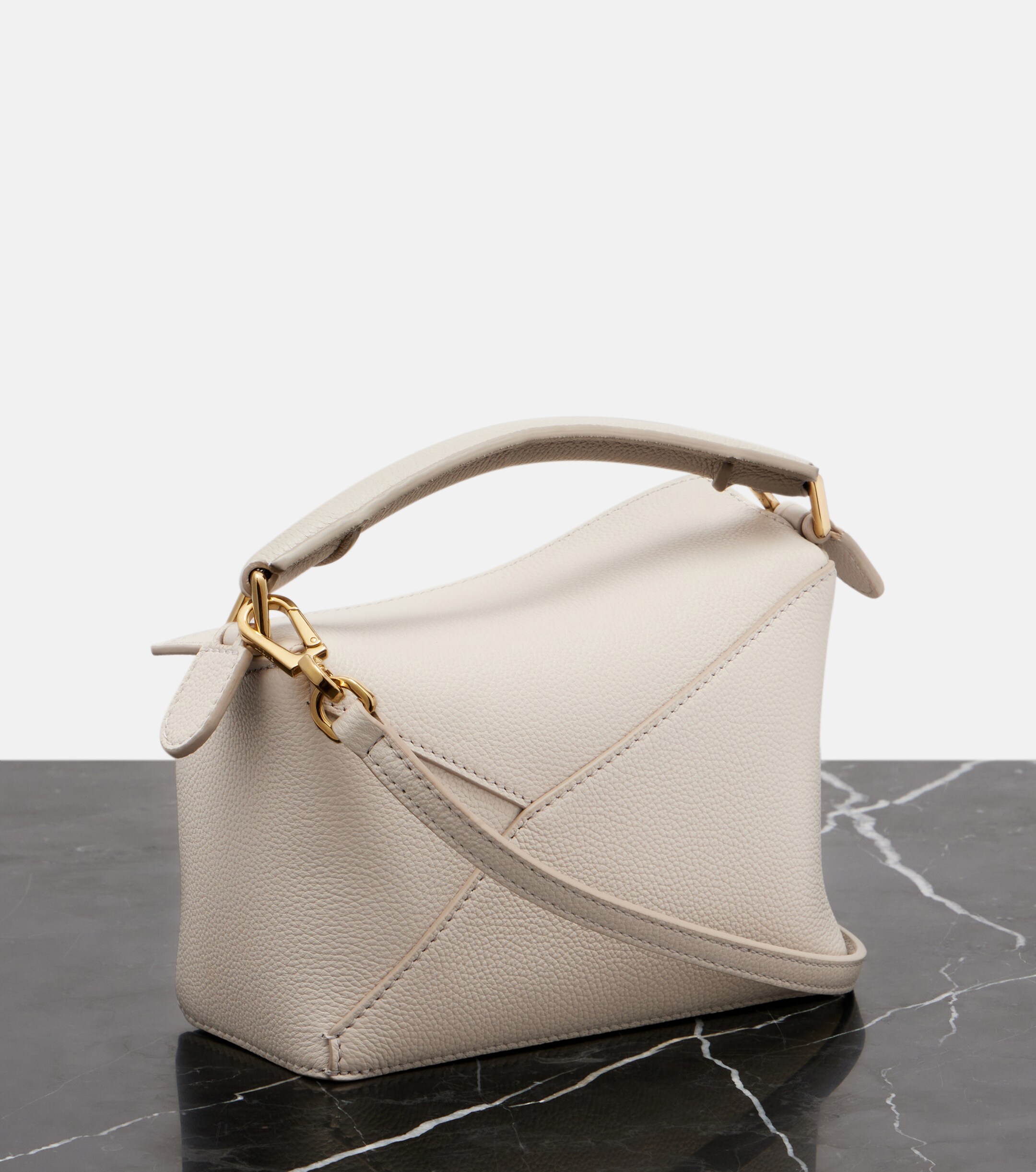 Loewe Puzzle Edge Mini leather top-handle bag