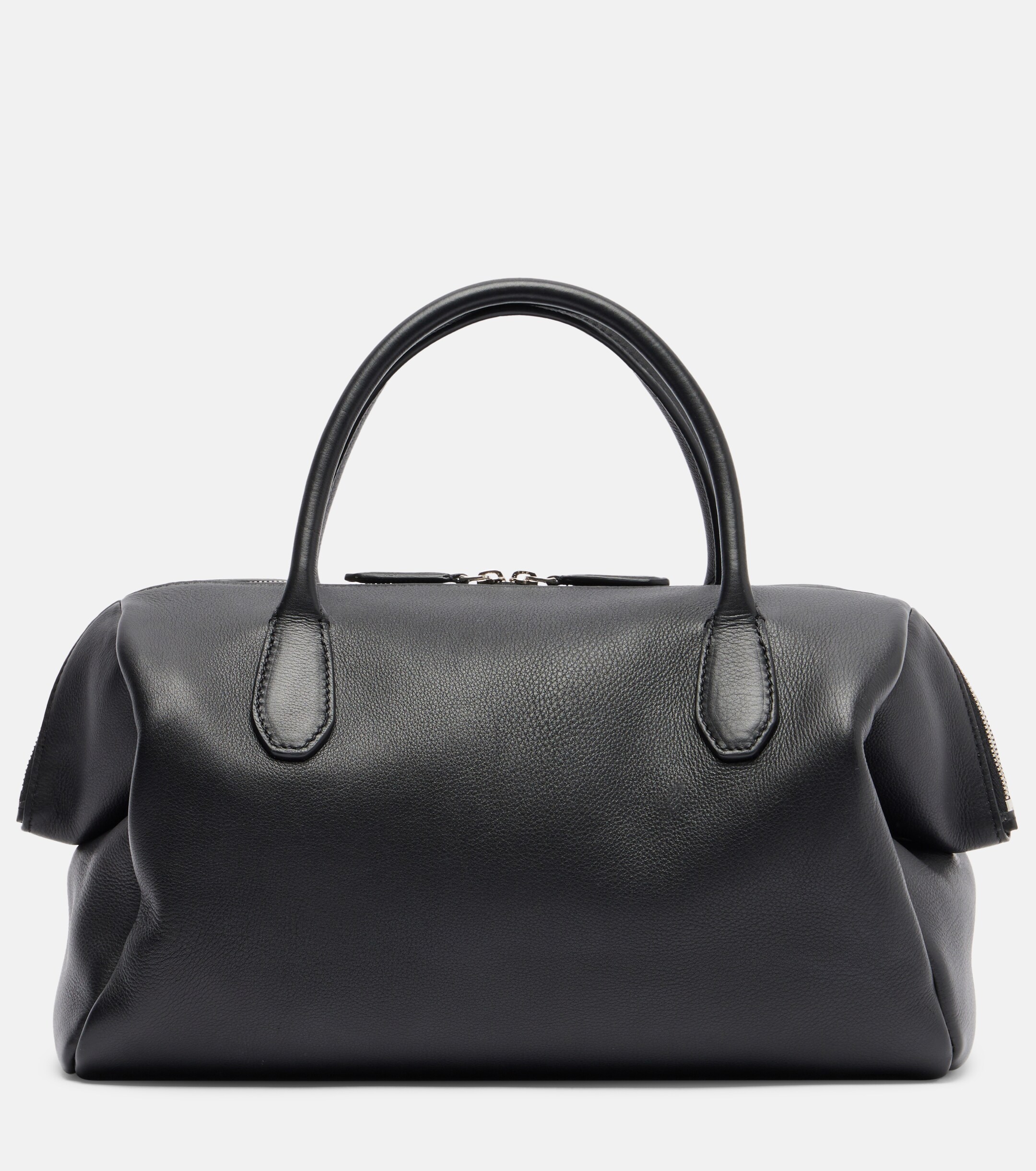 The Row Faye leather top-handle bag