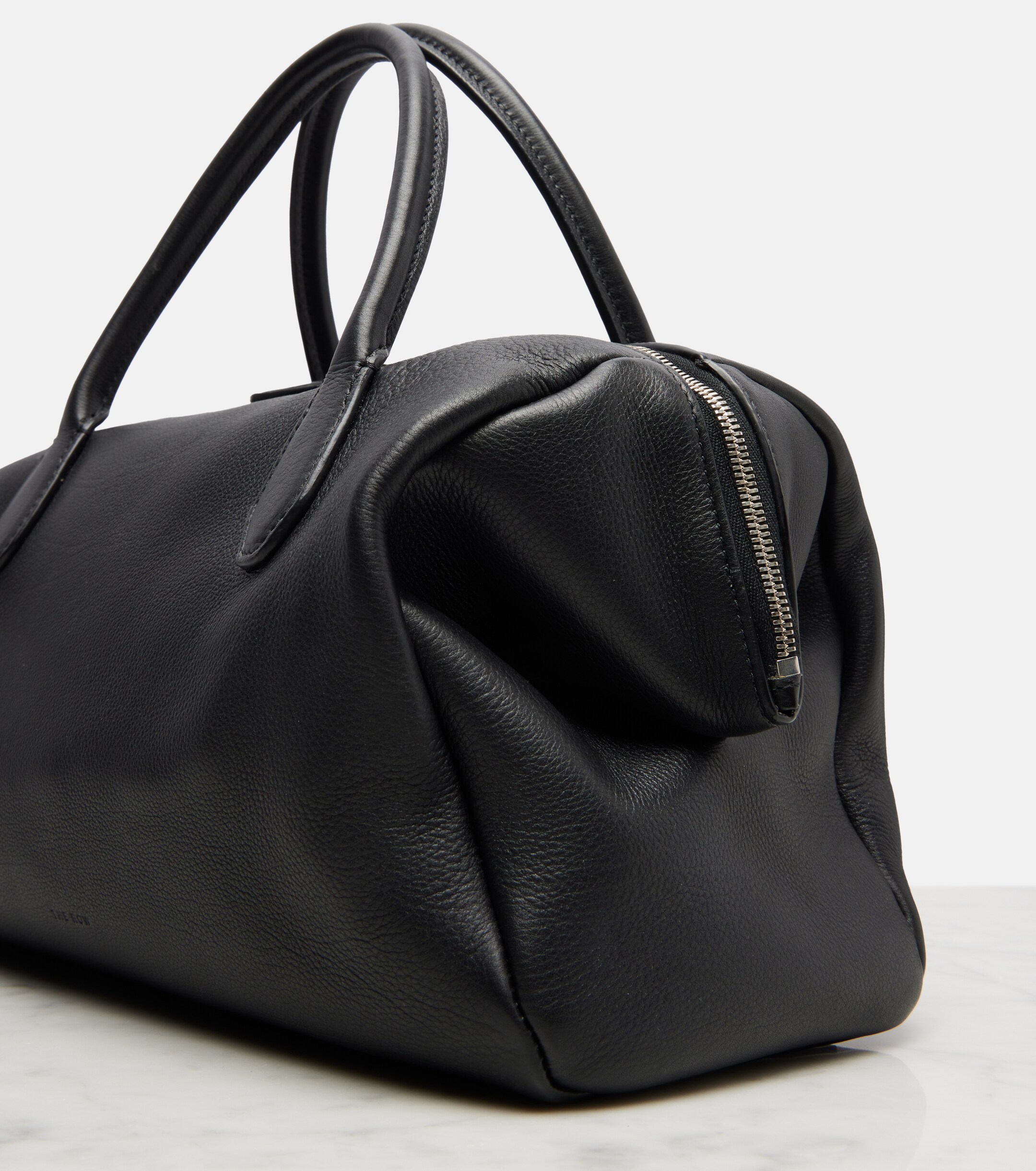 The Row Faye leather top-handle bag