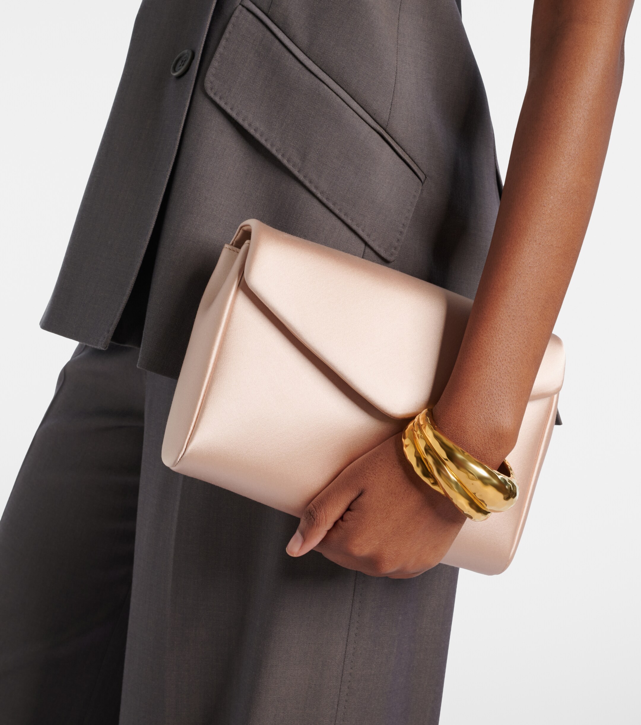 Max Mara Satin clutch