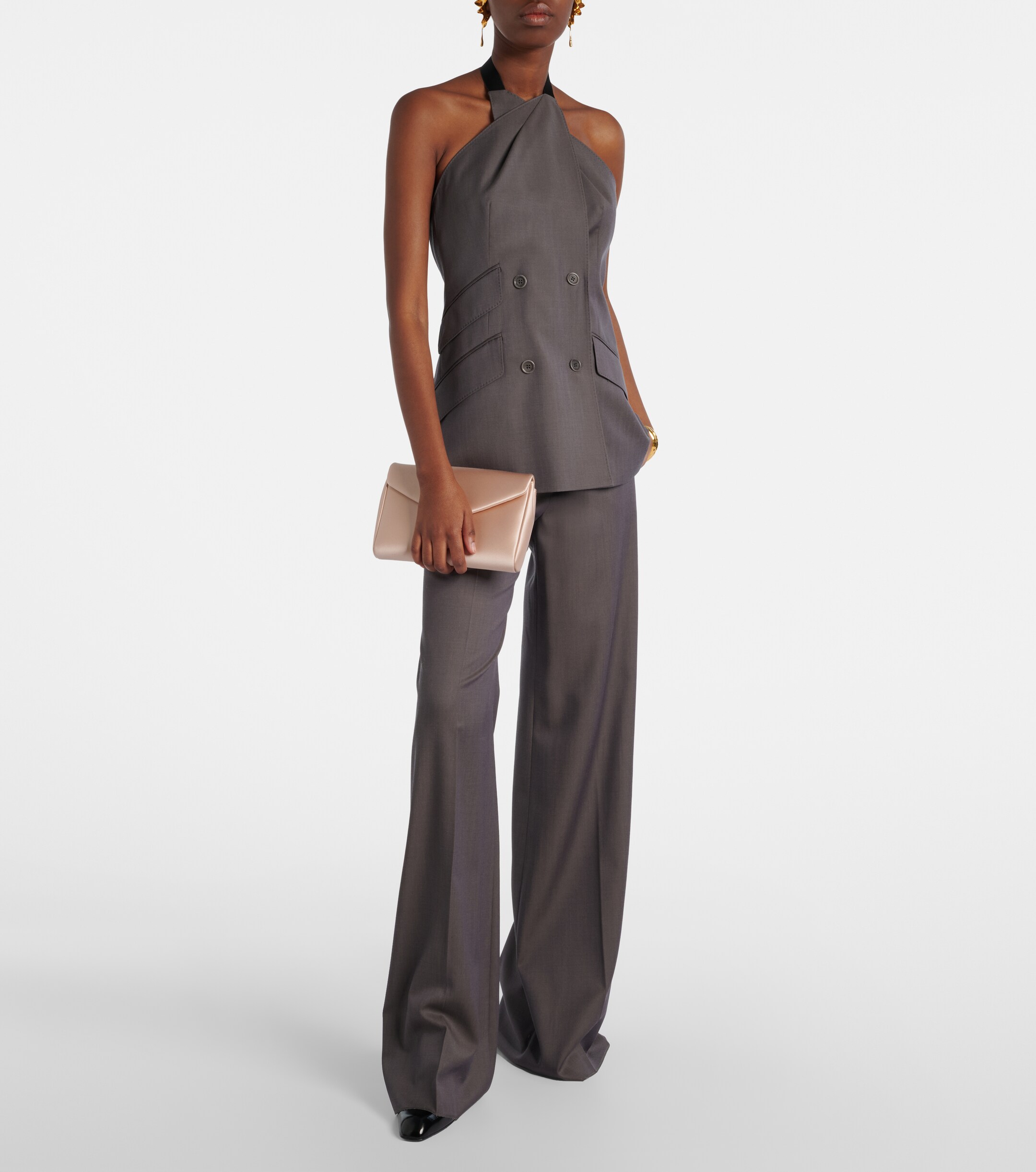 Max Mara Satin clutch