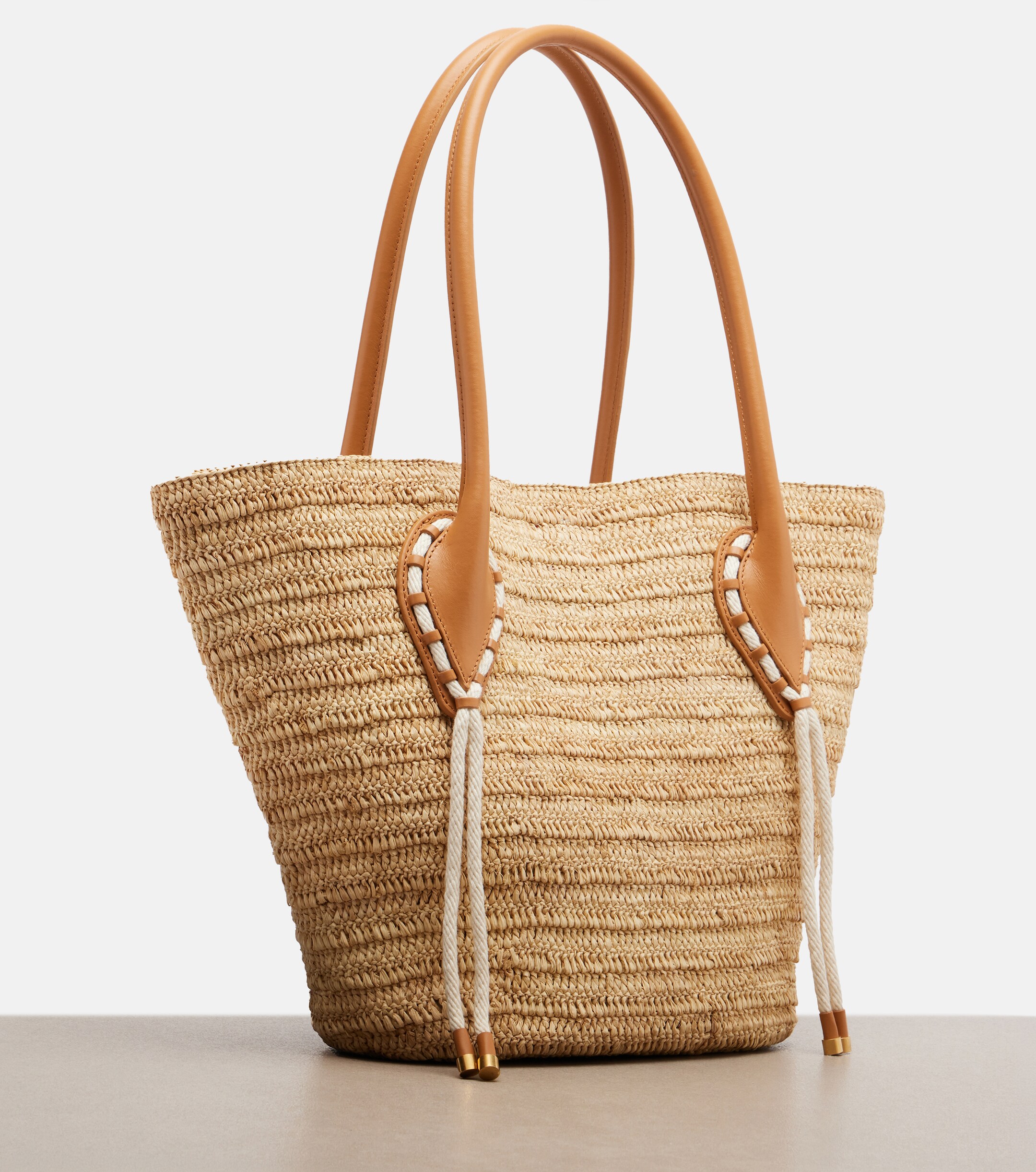 CHRISTIAN LOUBOUTIN Venus raffia tote bag