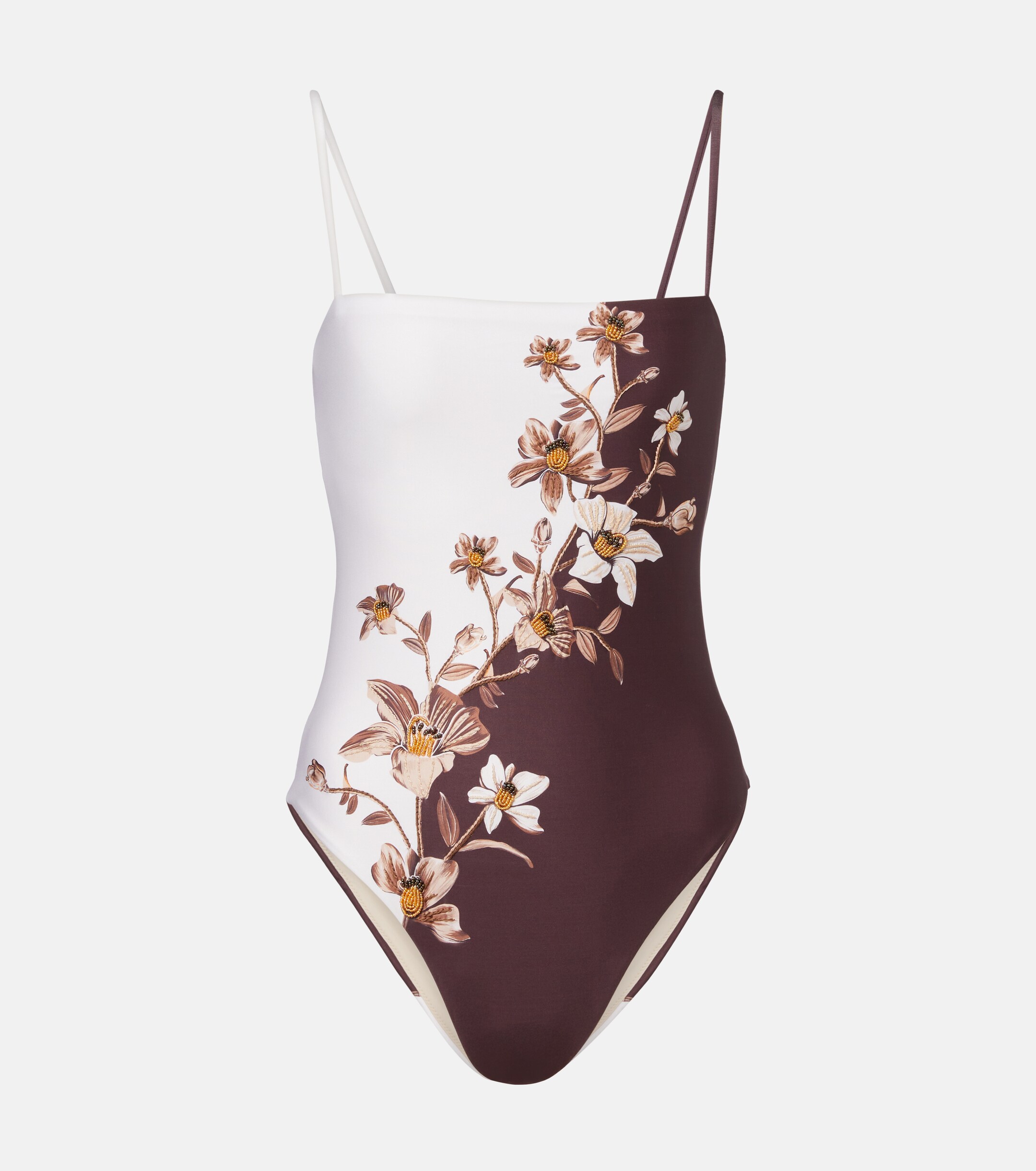 Agua by Agua Bendita Agua by Agua Bendita Durazno embellished floral swimsuit