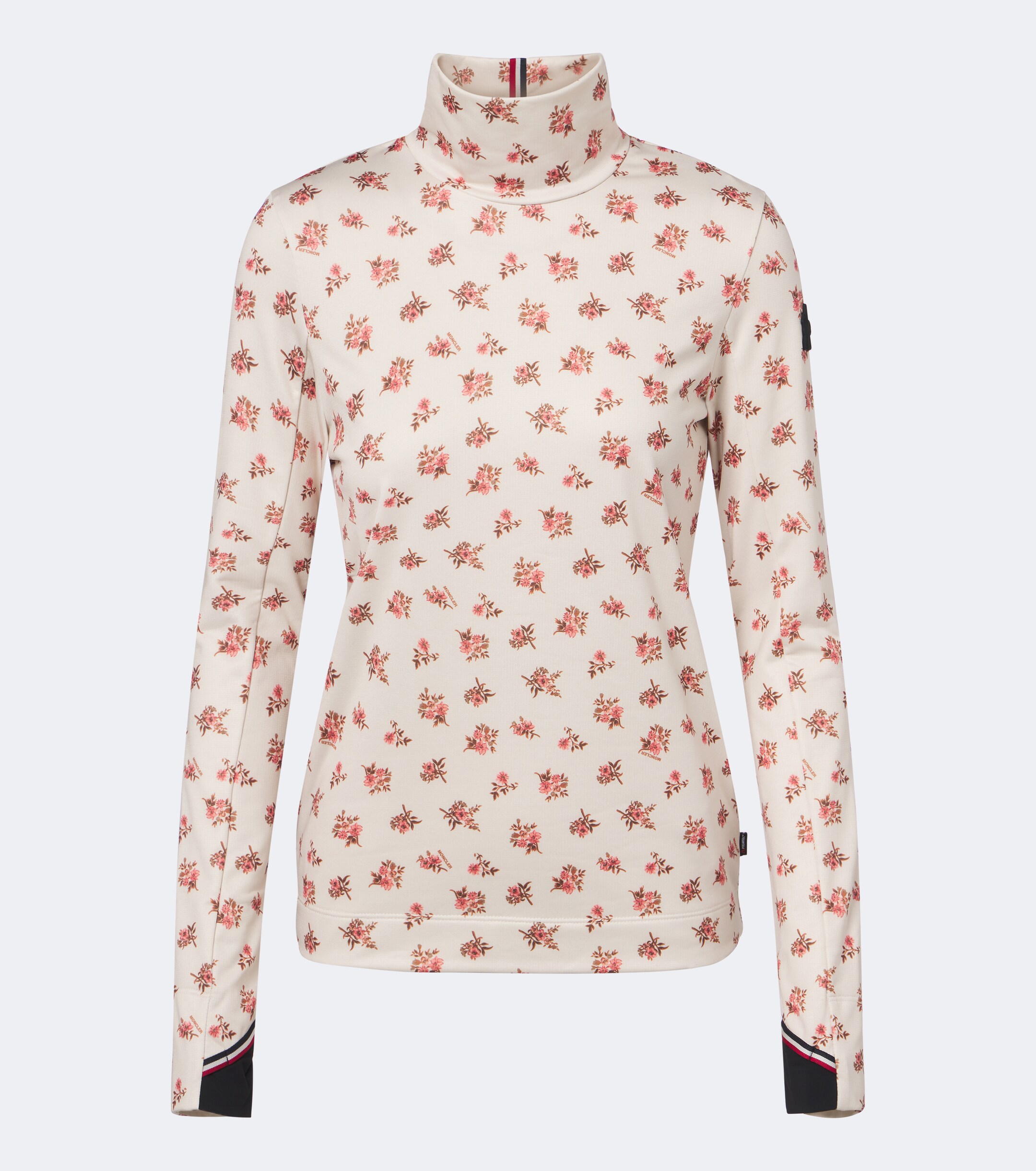 MONCLER GRENOBLE Moncler Grenoble Floral turtleneck ski top