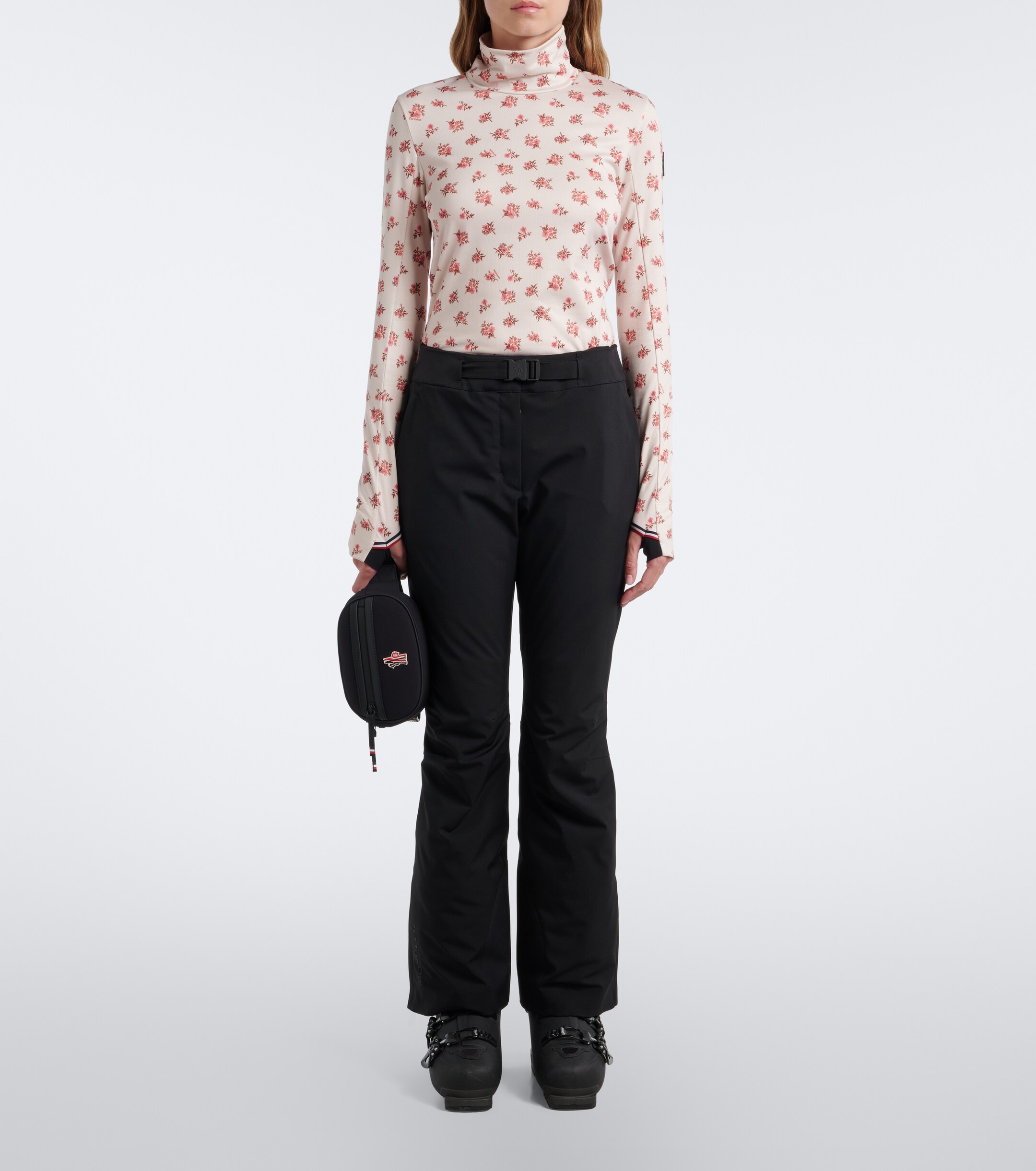 MONCLER GRENOBLE Moncler Grenoble Floral turtleneck ski top