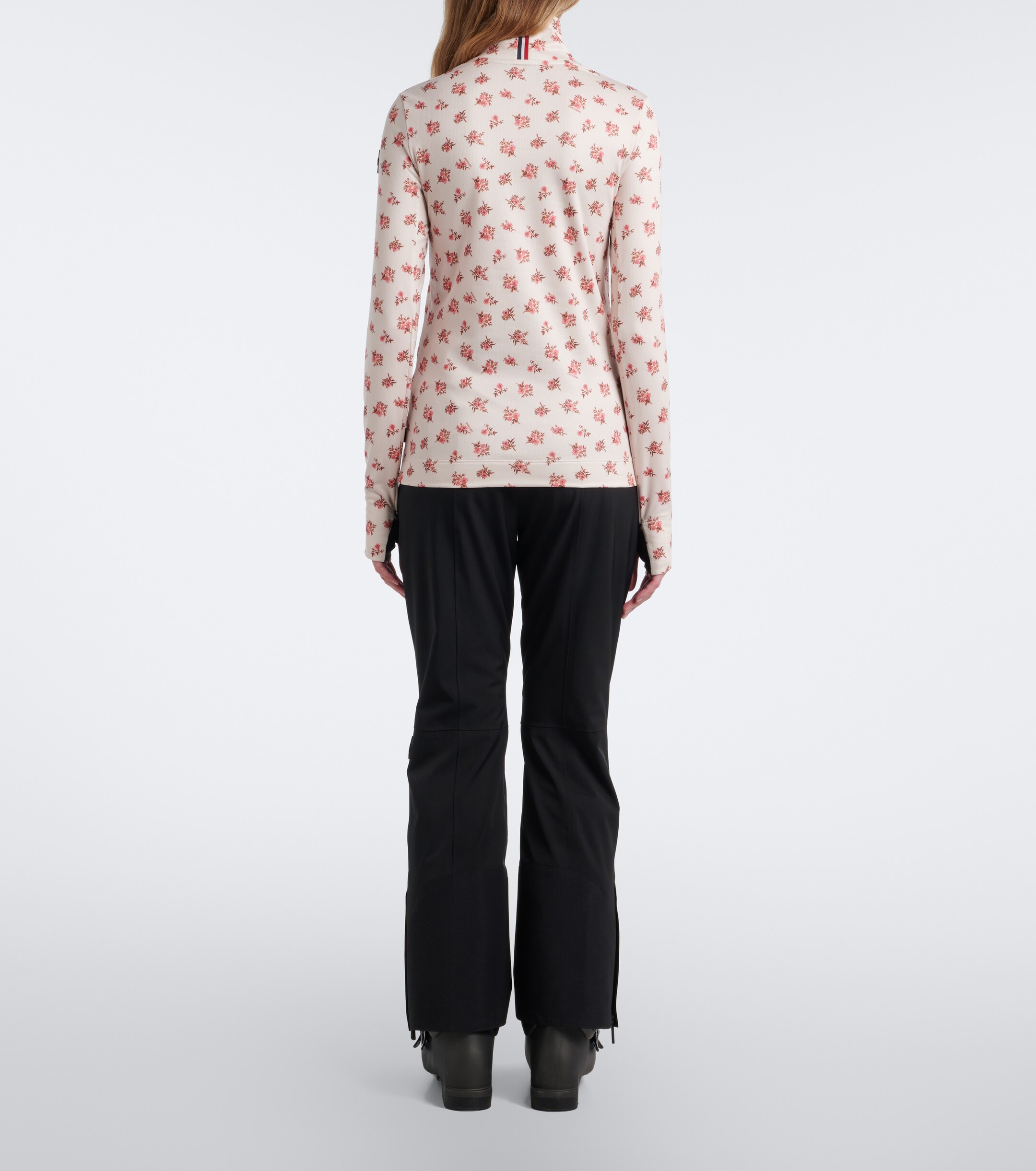 MONCLER GRENOBLE Moncler Grenoble Floral turtleneck ski top