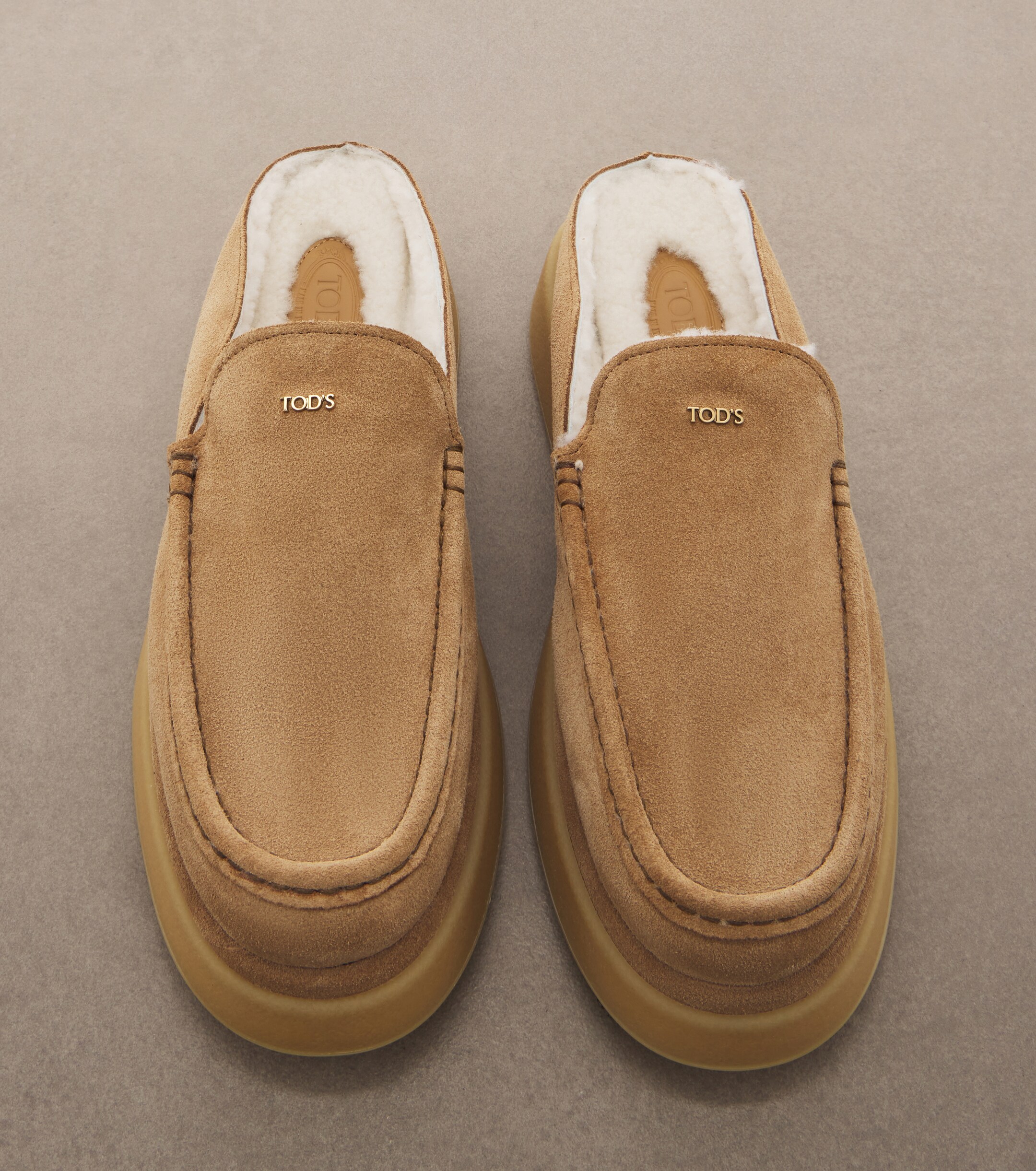 Tod's Tod's Gommino suede platform mules