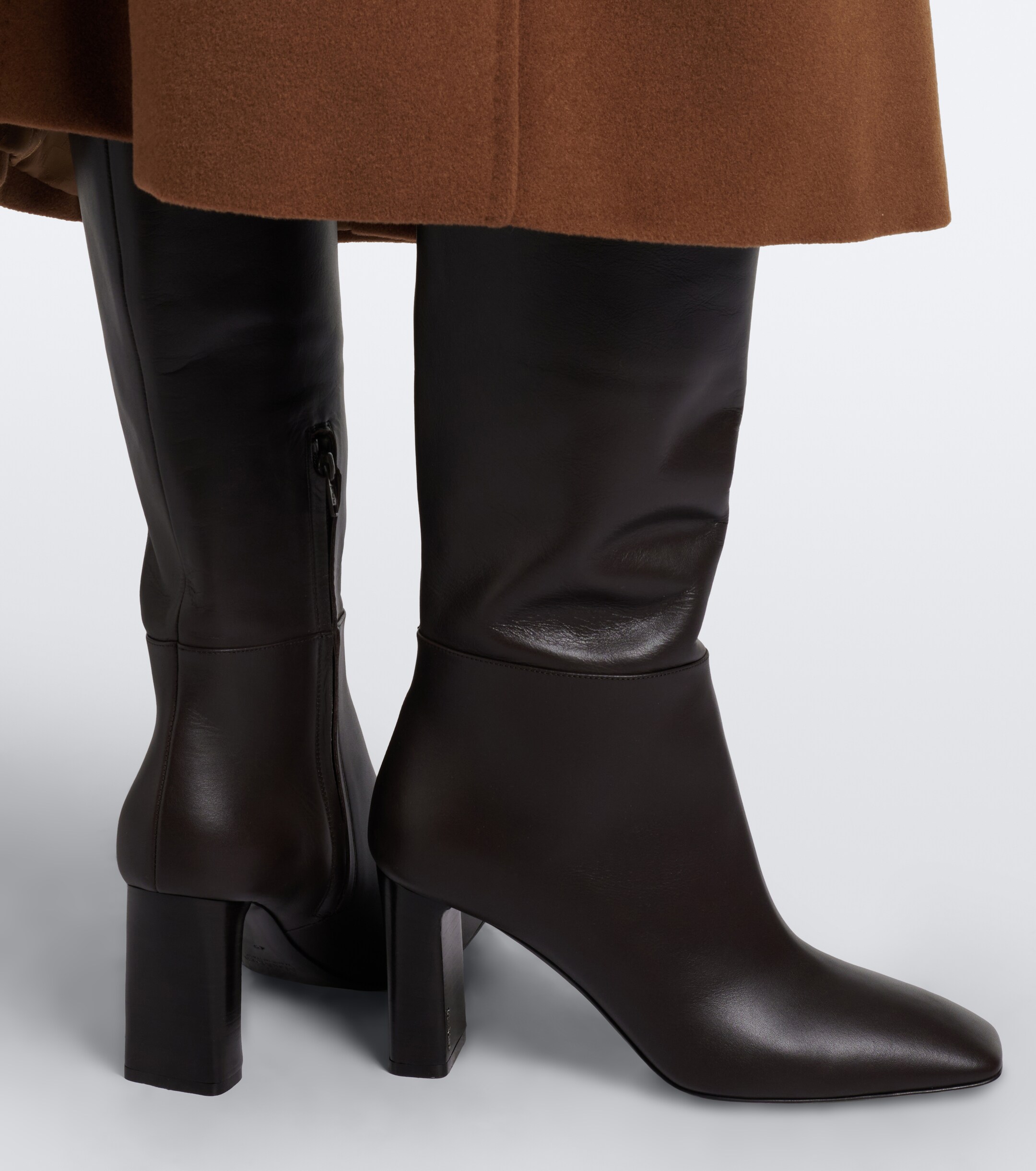 Max Mara Max Mara Leather knee-high boots
