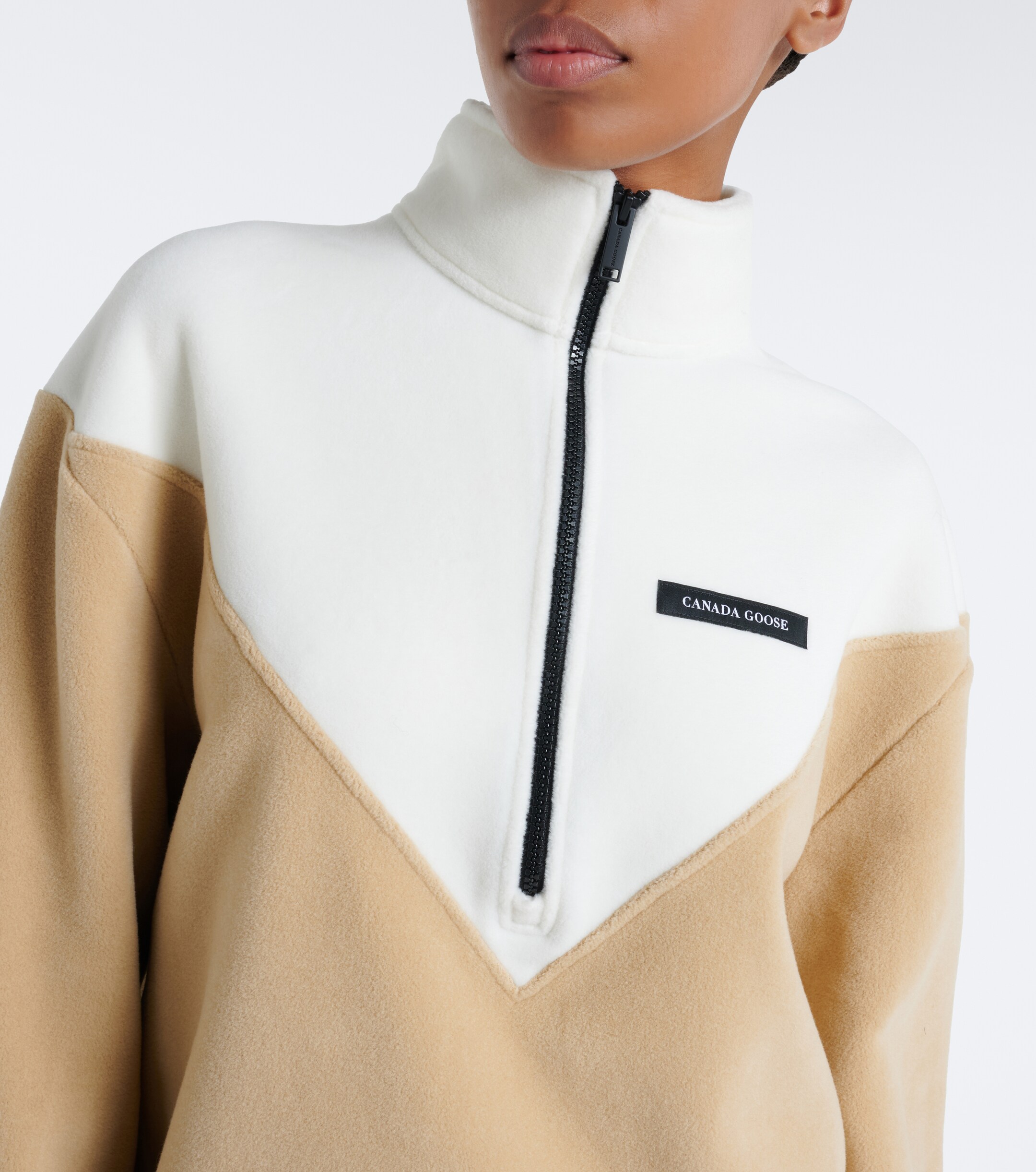 Canada Goose Canada Goose Tayen colorblocked fleece sweatshirt