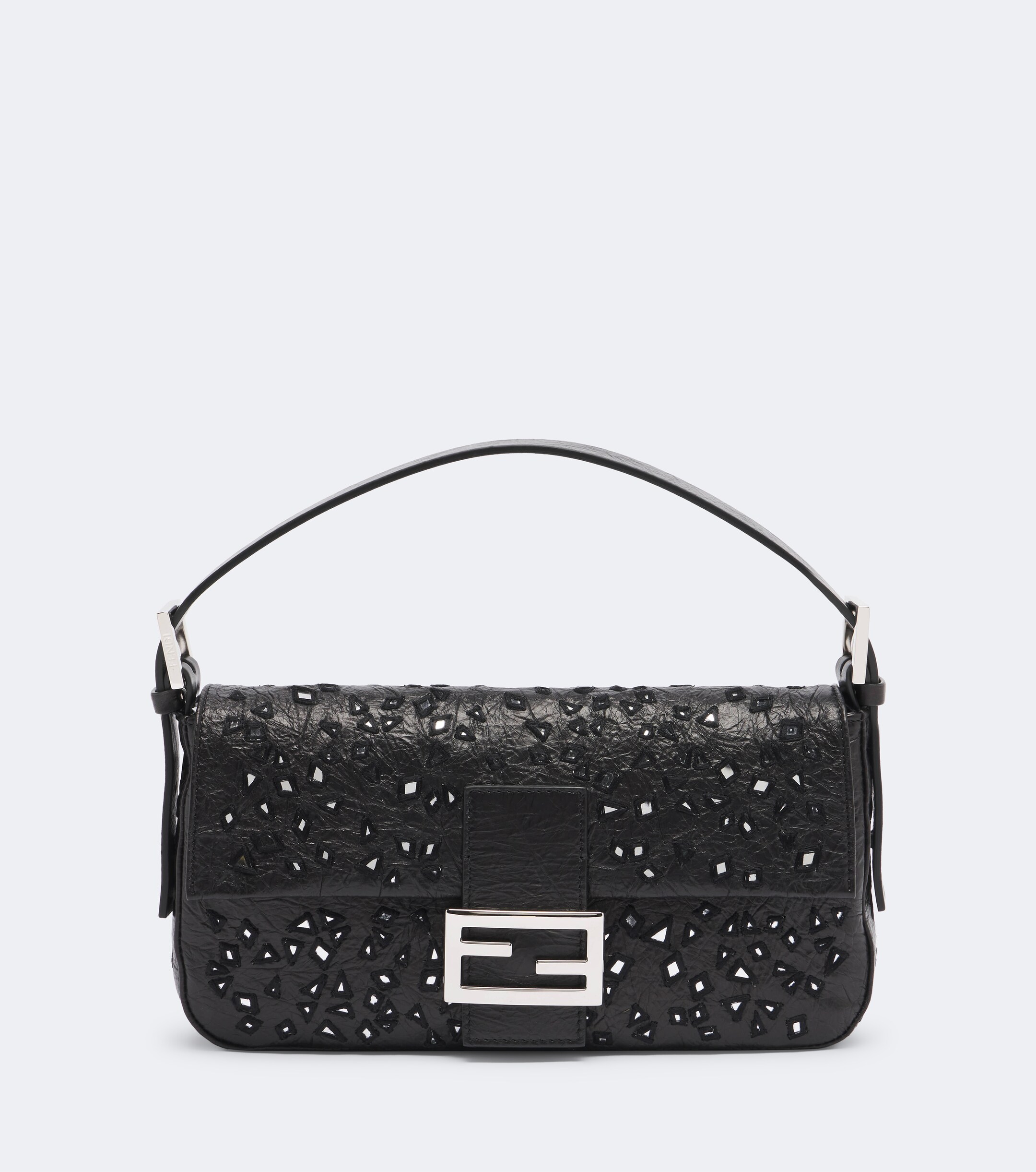 Fendi Baguette® 26424 Small embellished leather shoulder bag