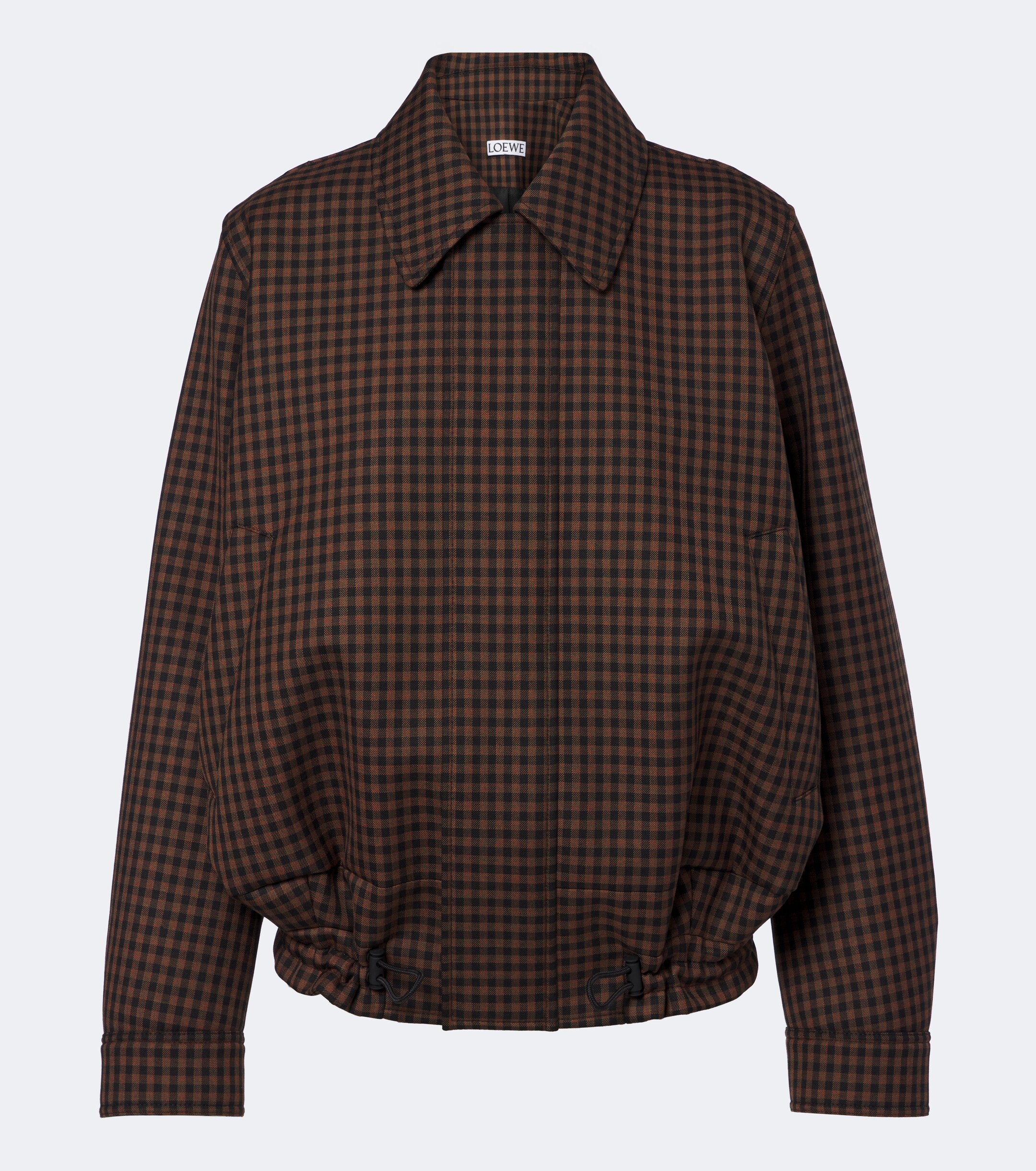 Loewe Loewe Checked wool blouson jacket