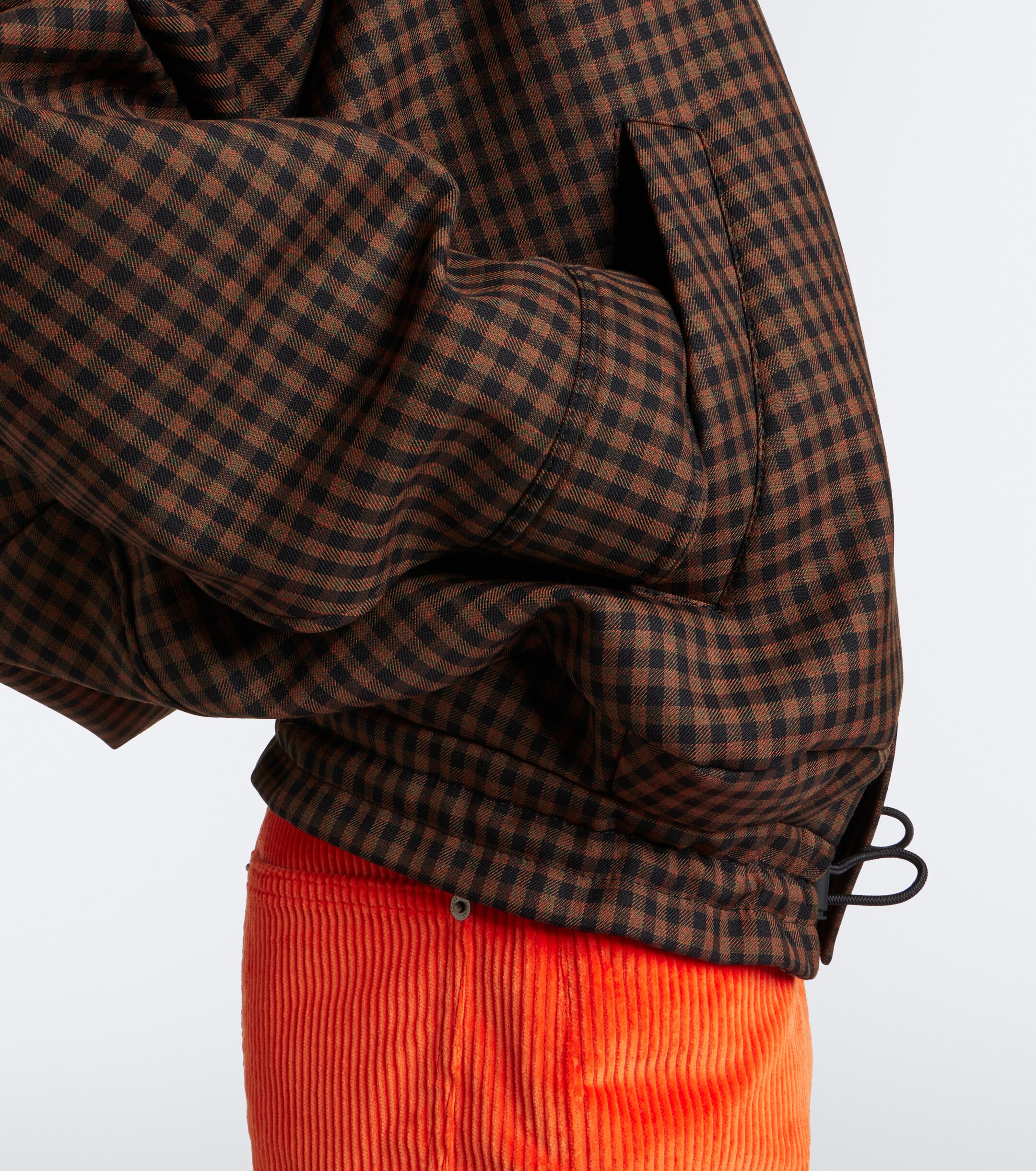 Loewe Loewe Checked wool blouson jacket