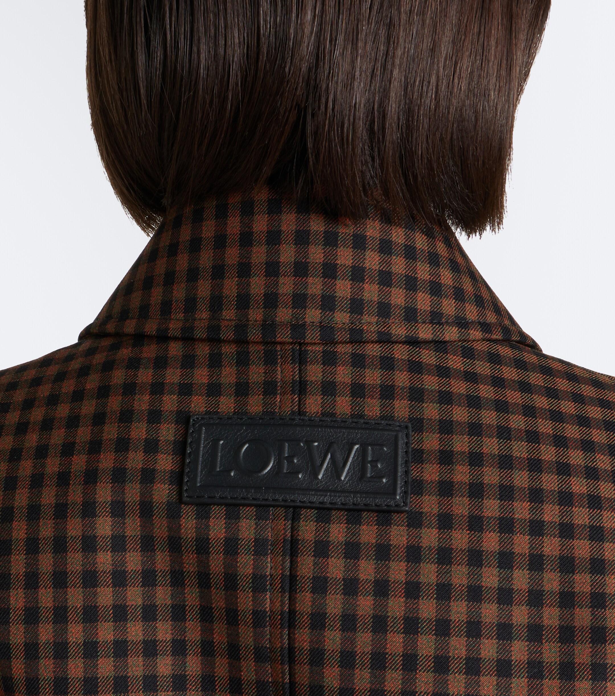 Loewe Loewe Checked wool blouson jacket