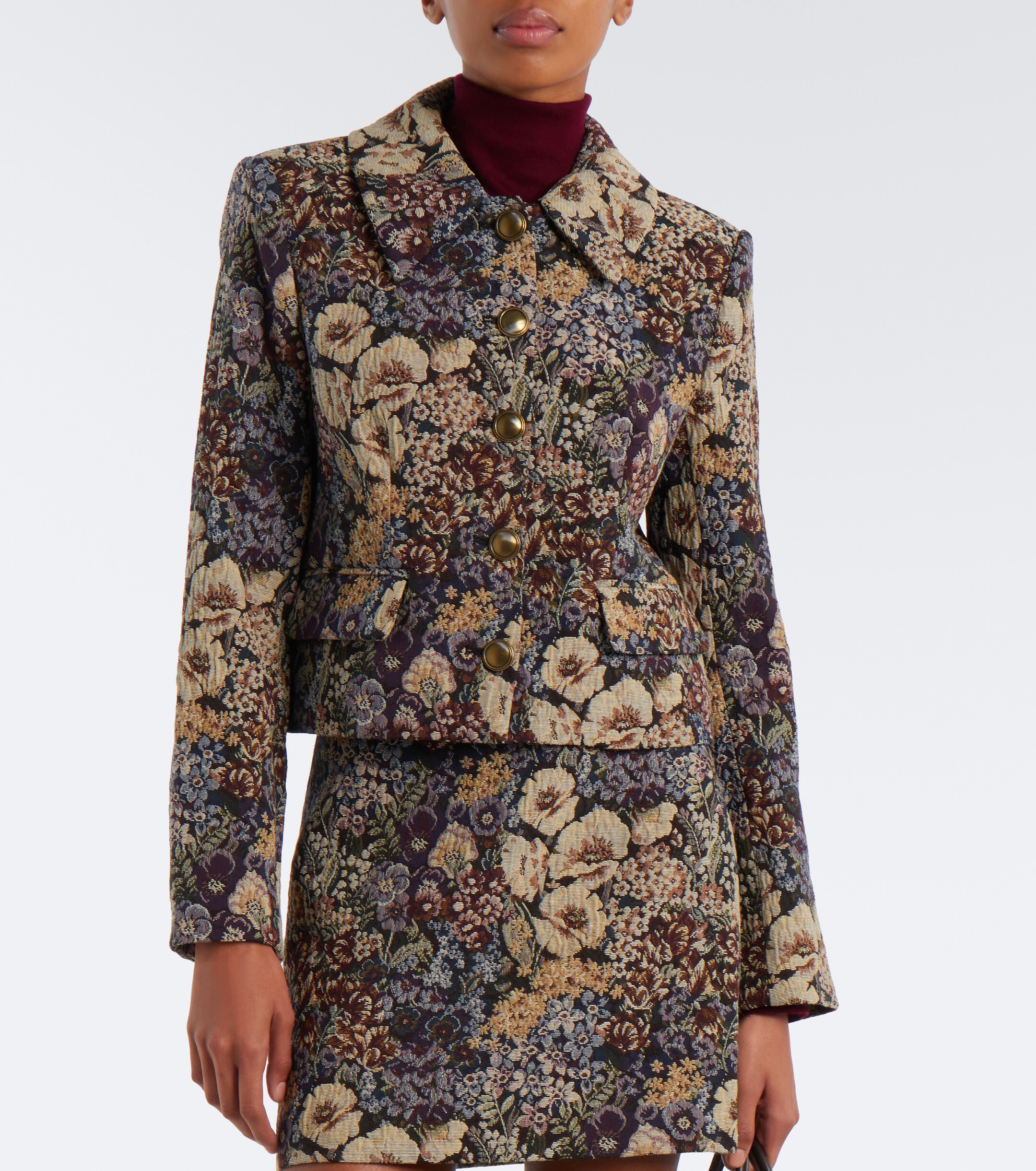 Veronica Beard Veronica Beard Wilde floral jacquard jacket