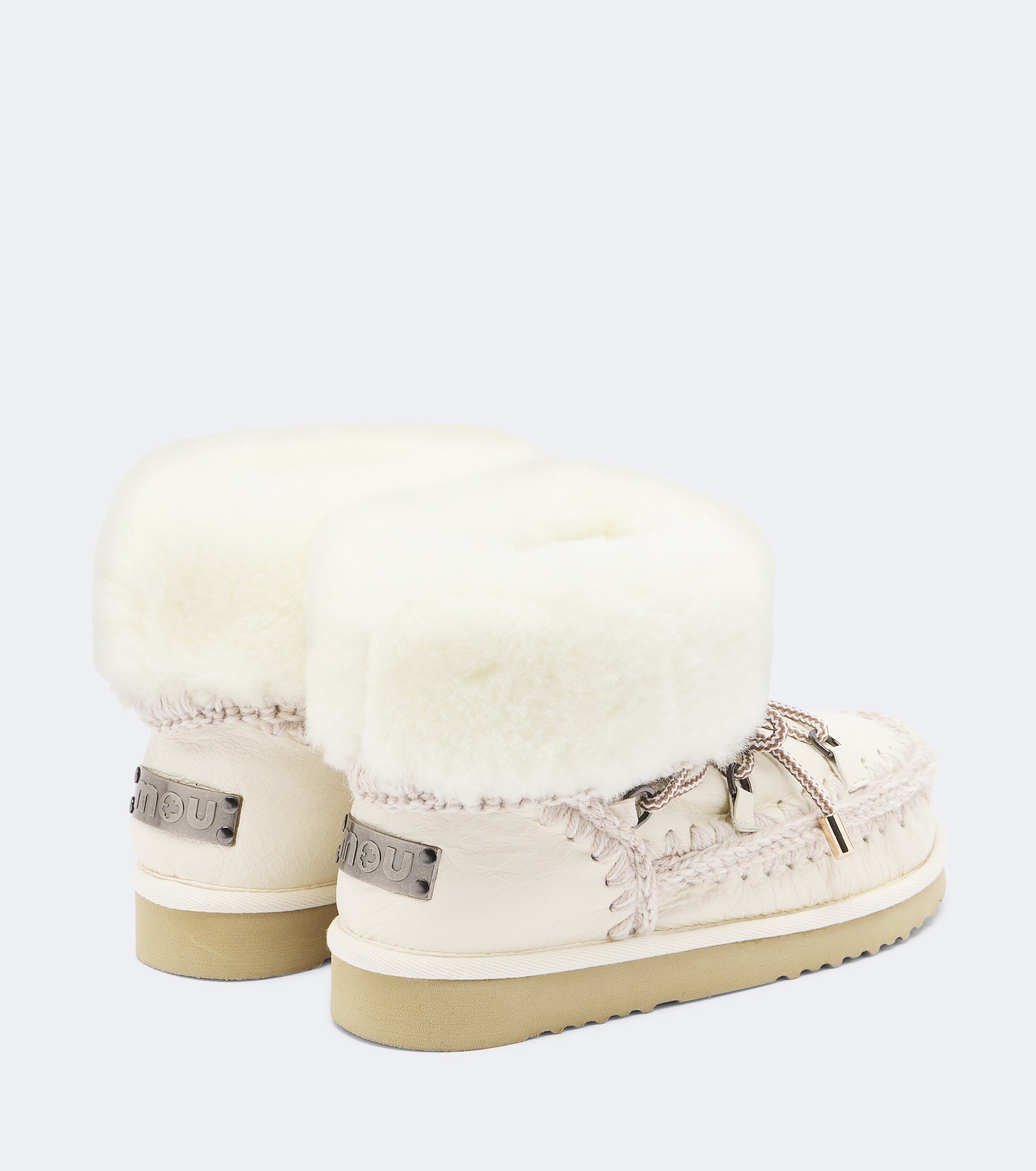 MOU Mou 24 shearling-lined leather ankle boots