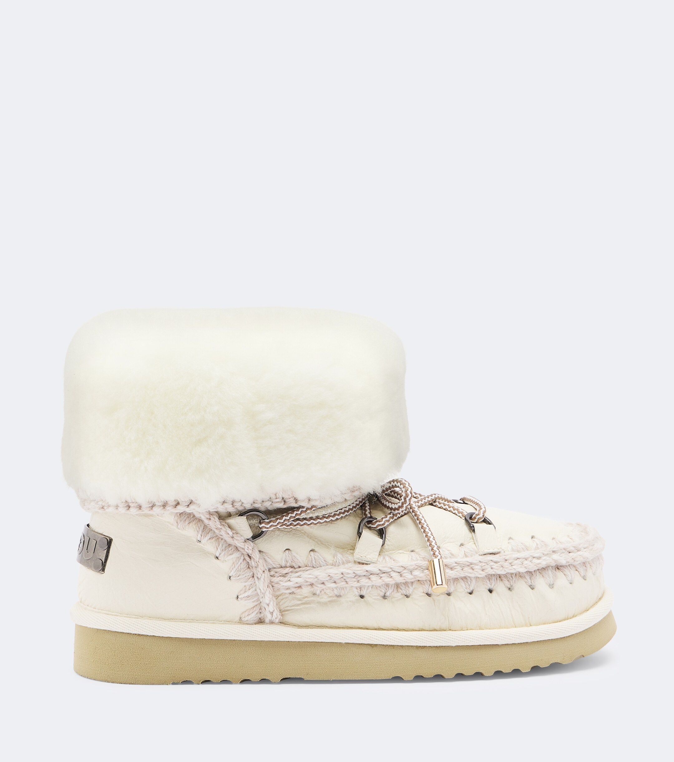 MOU Mou 24 shearling-lined leather ankle boots