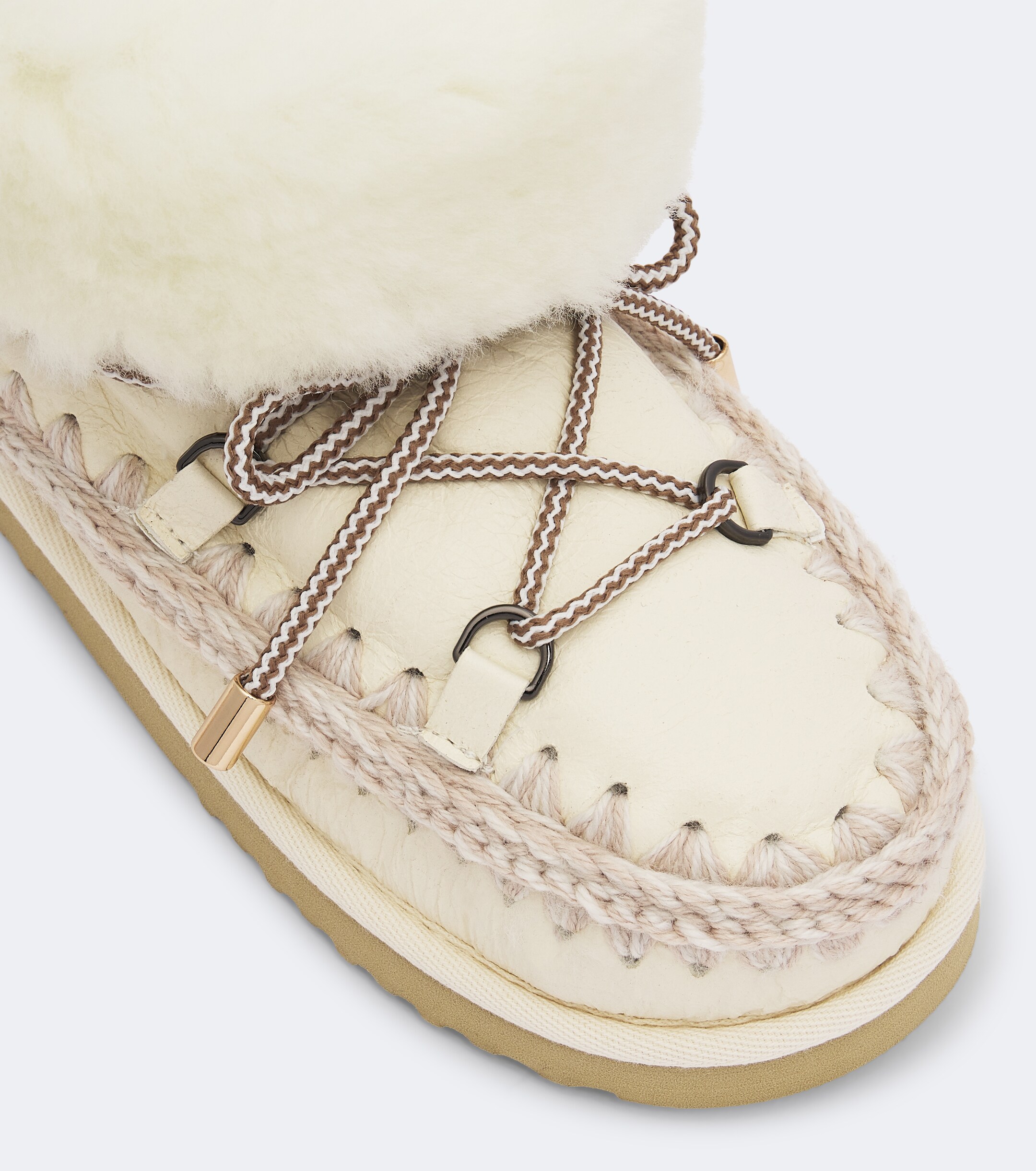MOU Mou 24 shearling-lined leather ankle boots