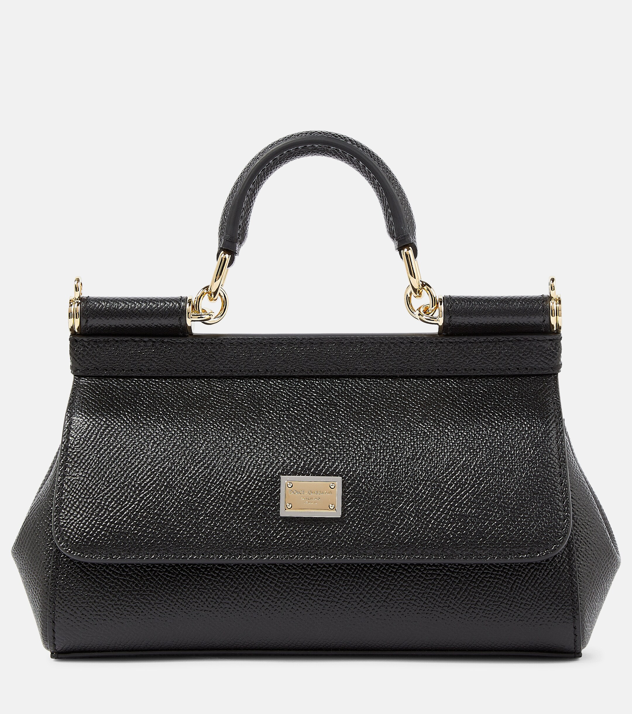 Dolce&Gabbana Sicily Mini leather crossbody bag