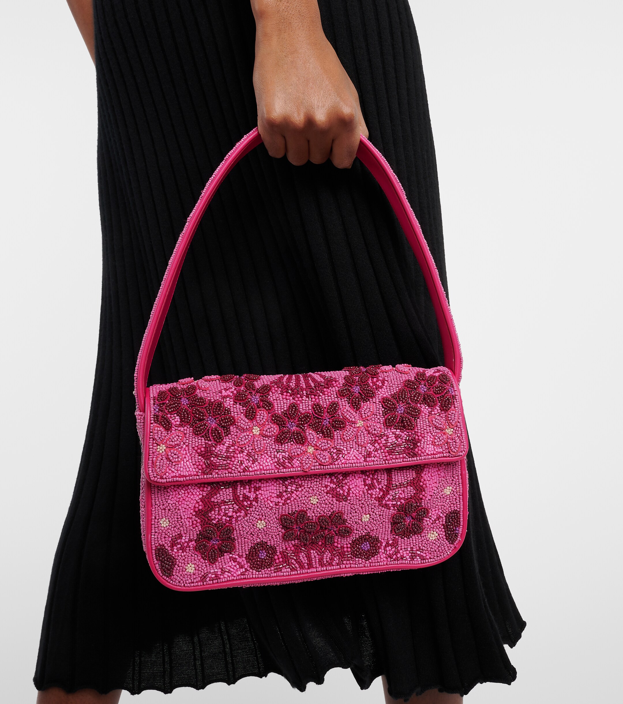 Staud Tommy beaded shoulder bag