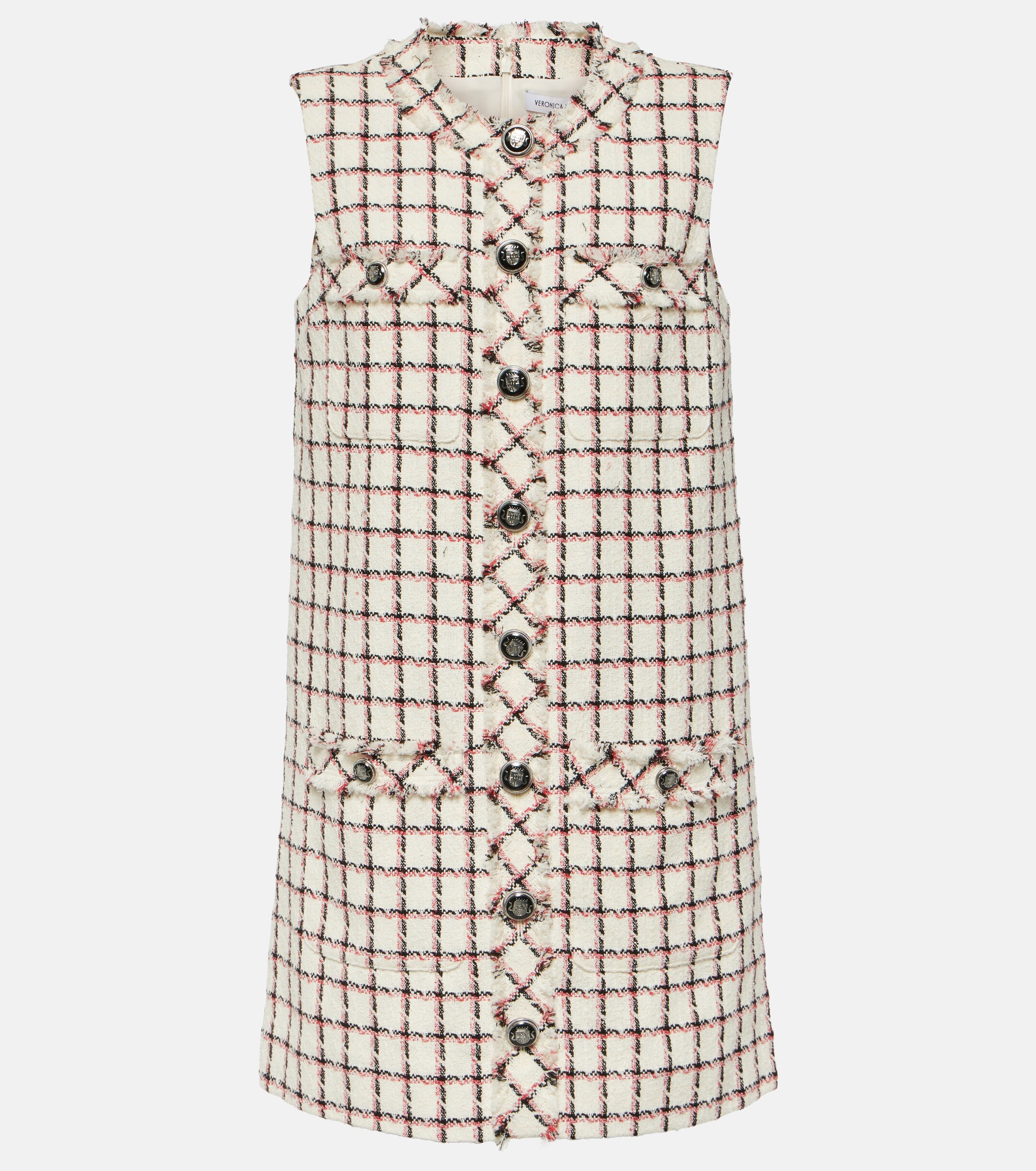 Veronica Beard Laurel cotton-blend tweed minidress thumbnail