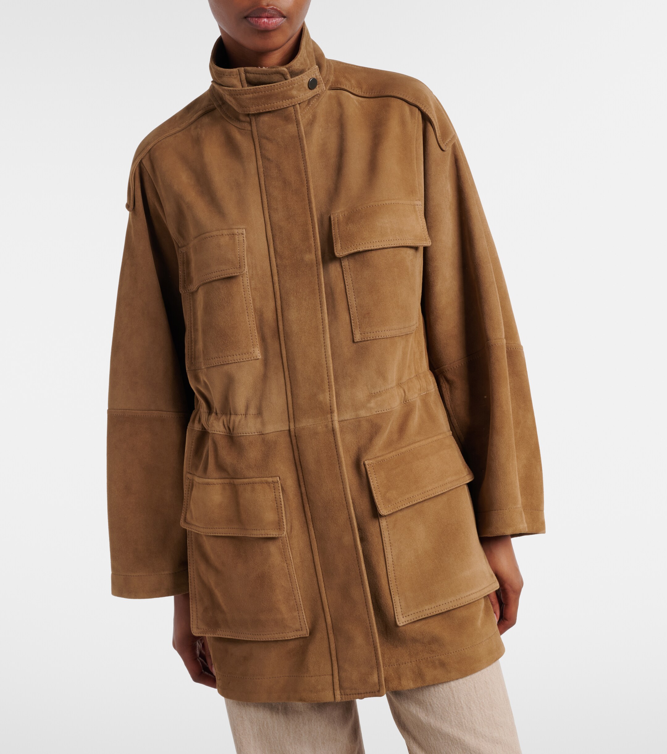 Brunello Cucinelli - Suede field jacket | Plush