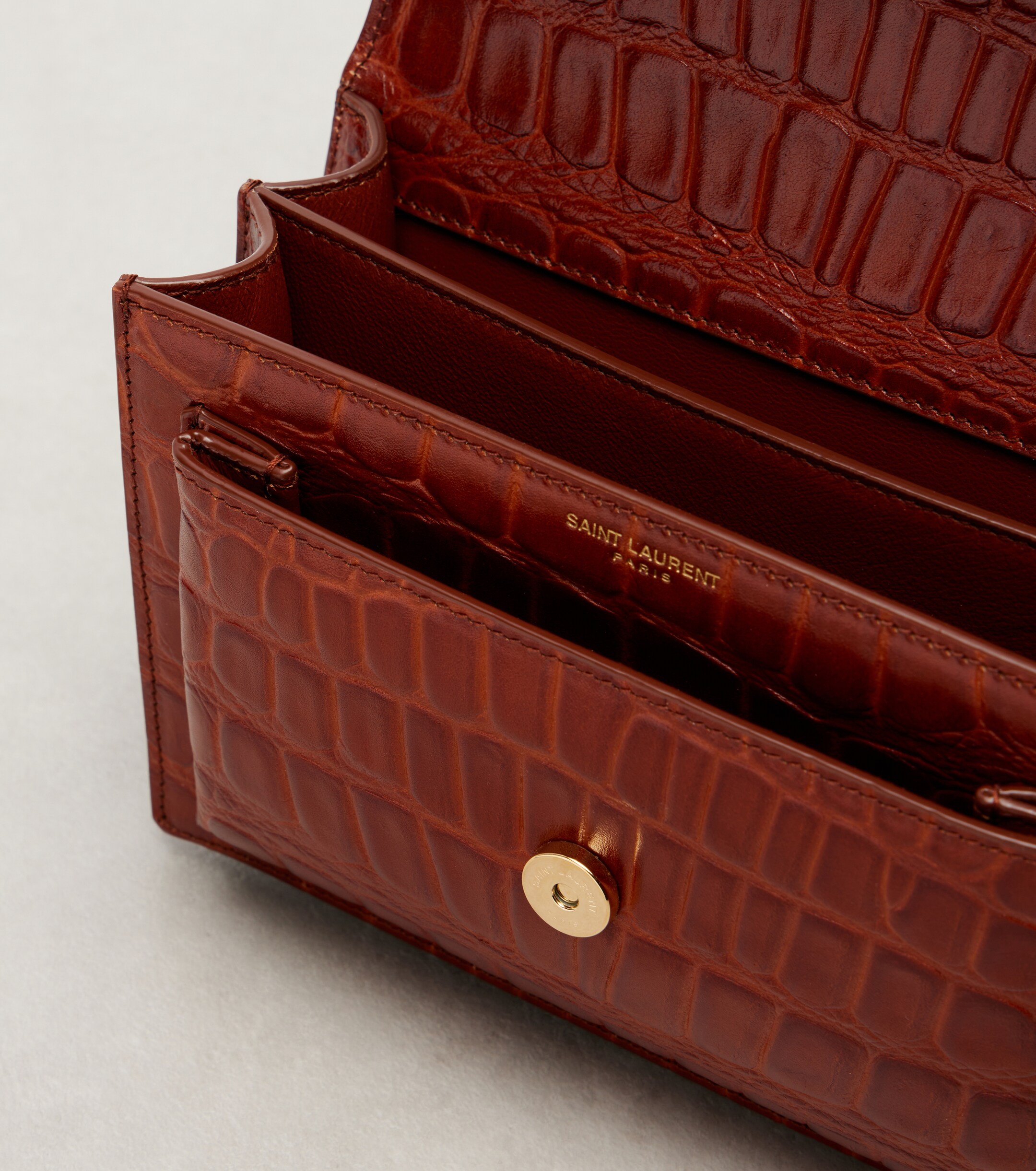 Saint Laurent Sunset Small leather crossbody bag
