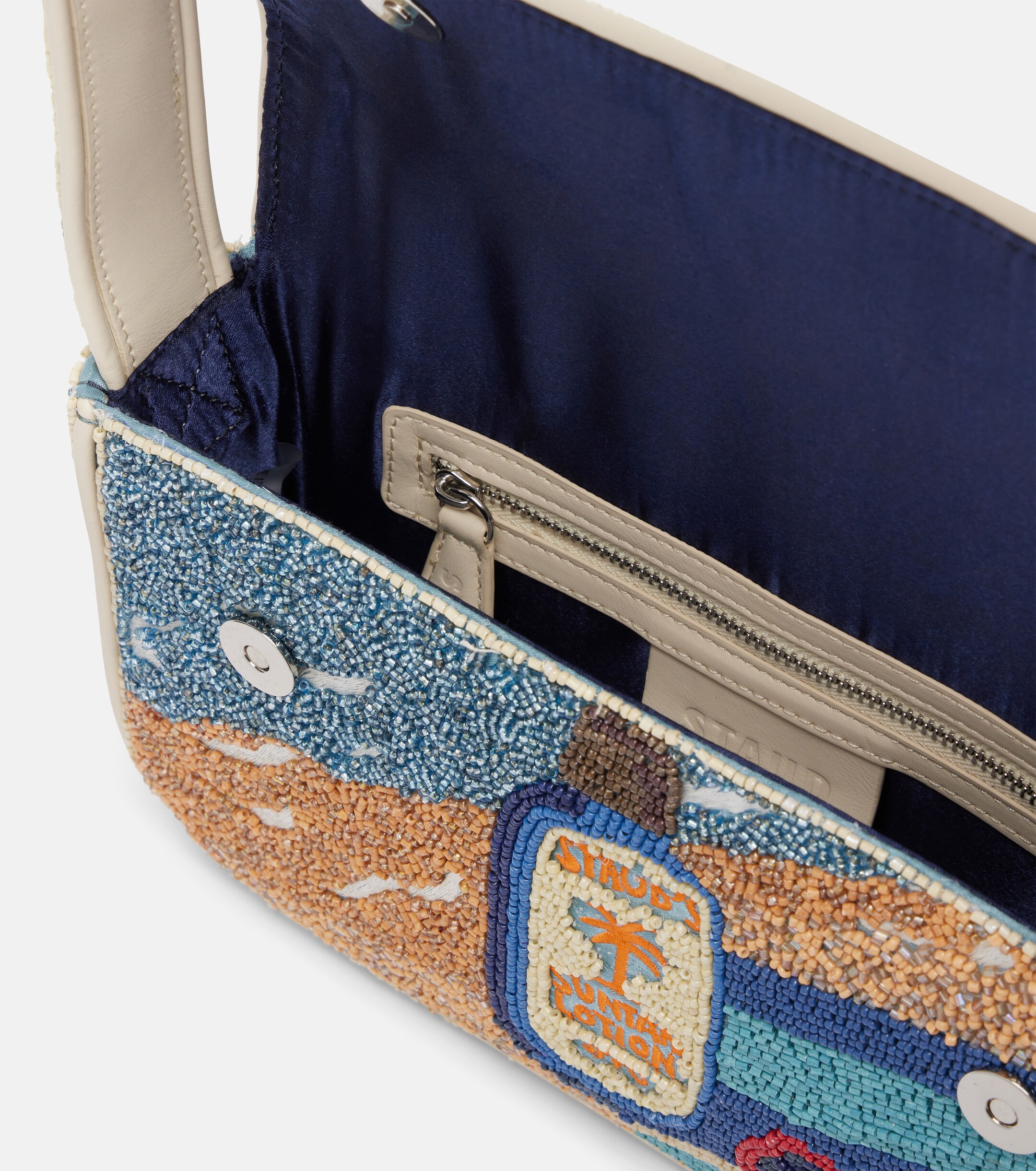 Staud Tommy beaded shoulder bag