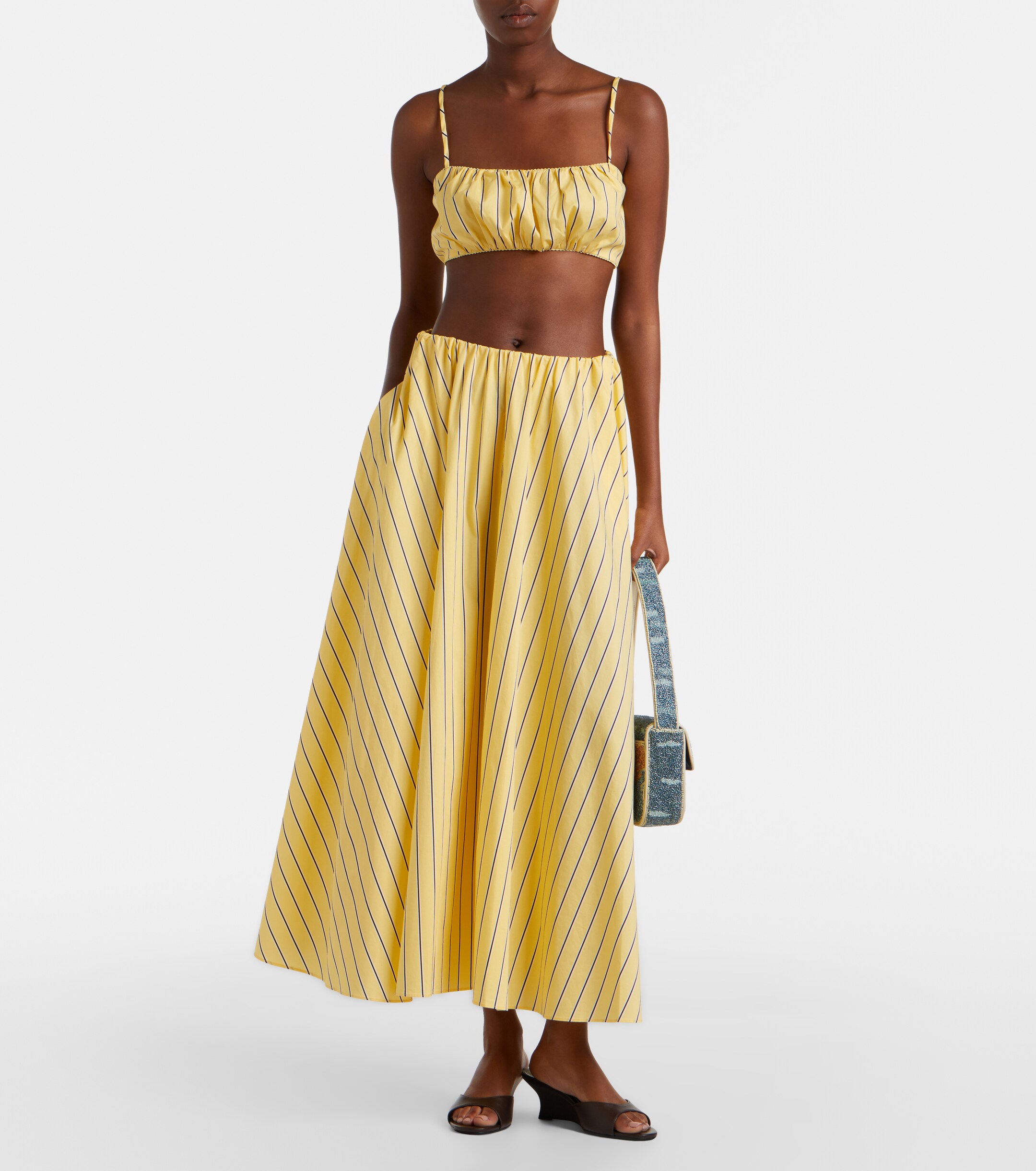 Staud Tommy beaded shoulder bag