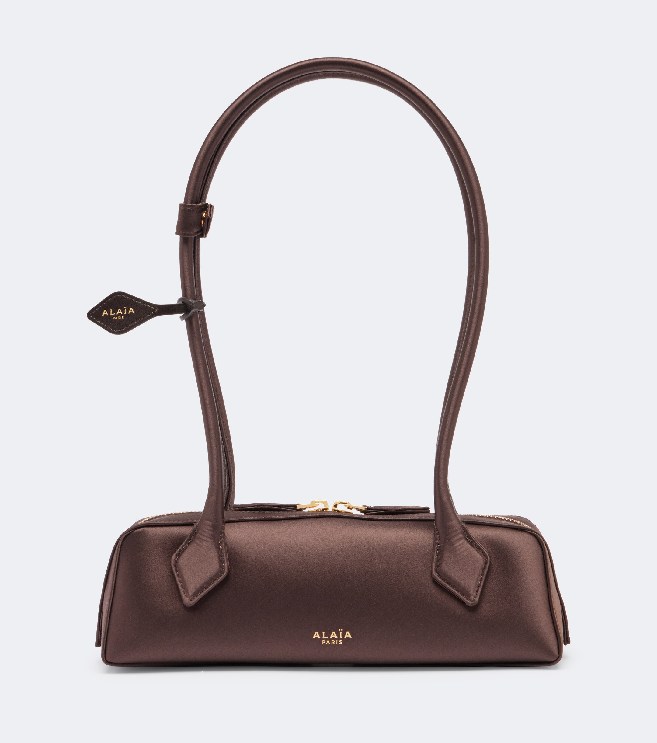 Alaïa Le Teckel Small satin shoulder bag