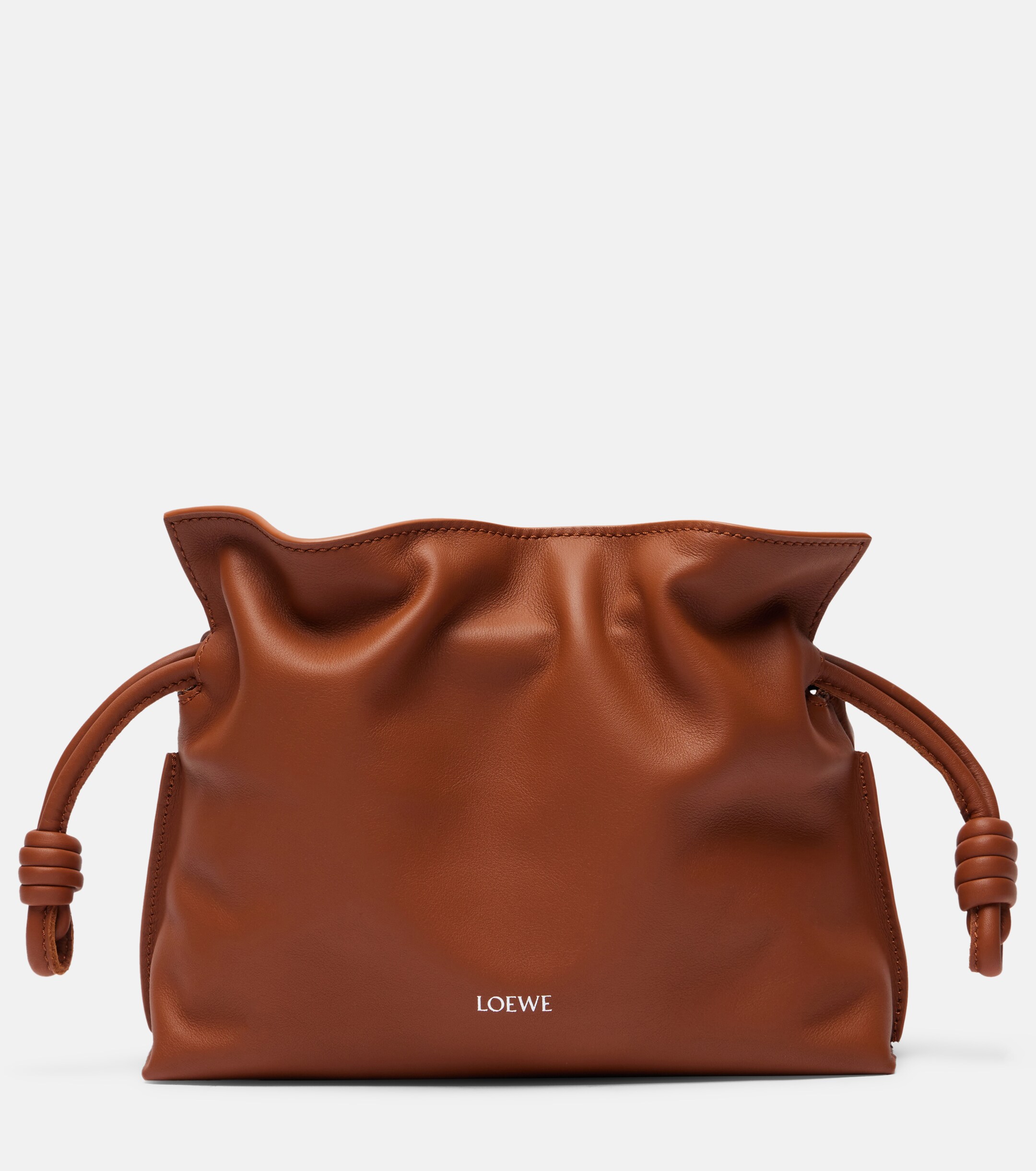 Loewe Flamenco Mini leather clutch