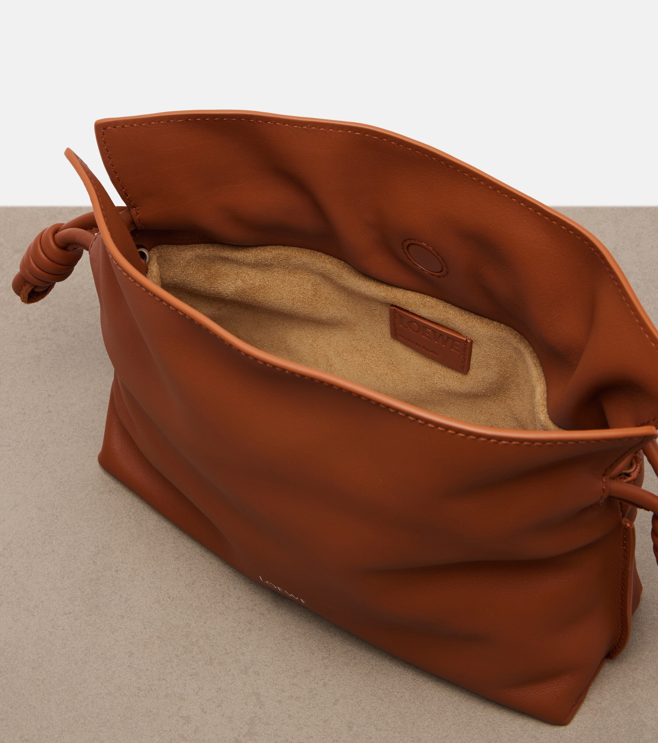 Loewe Flamenco Mini leather clutch