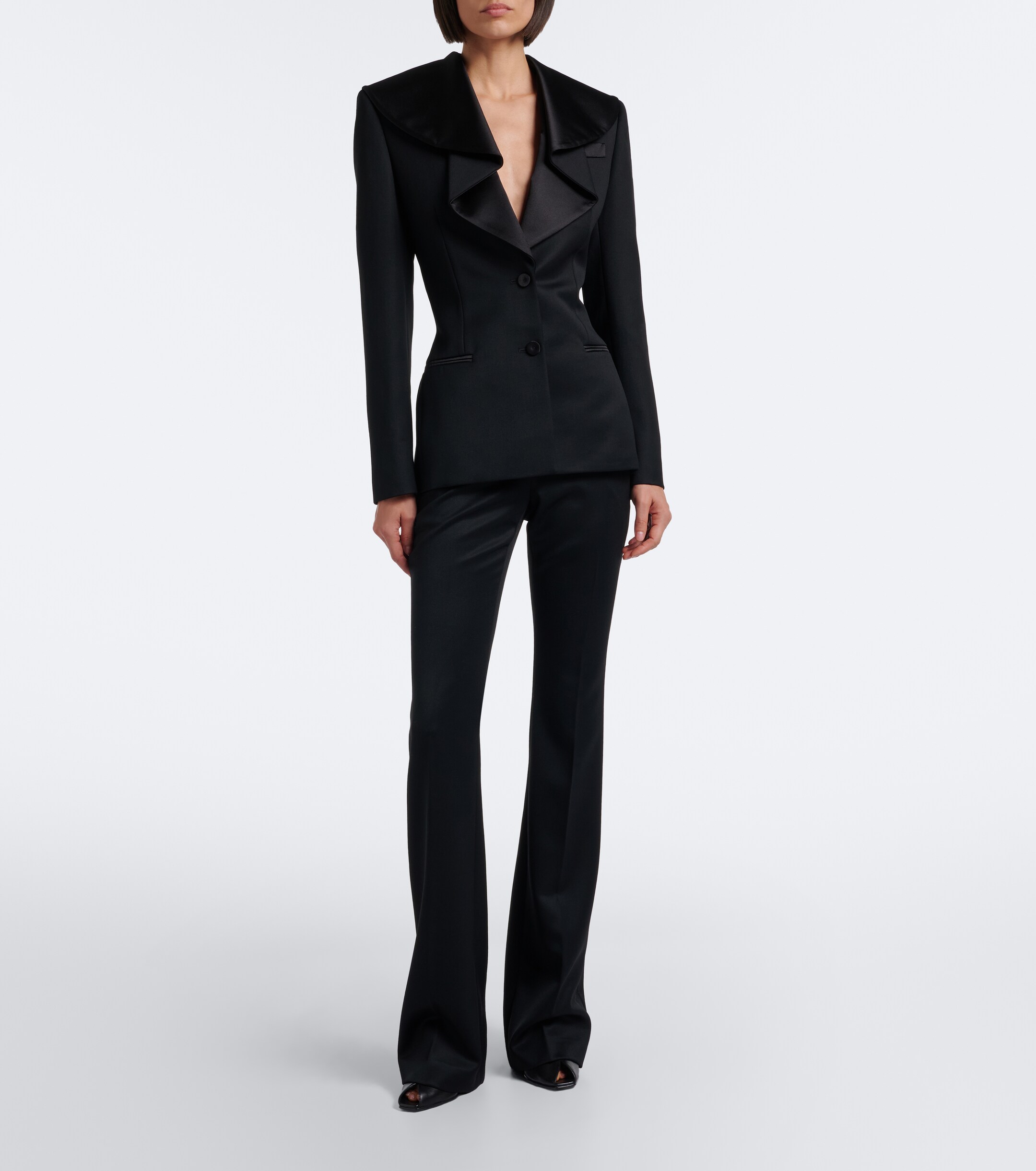 McQueen McQueen Wool flared pants