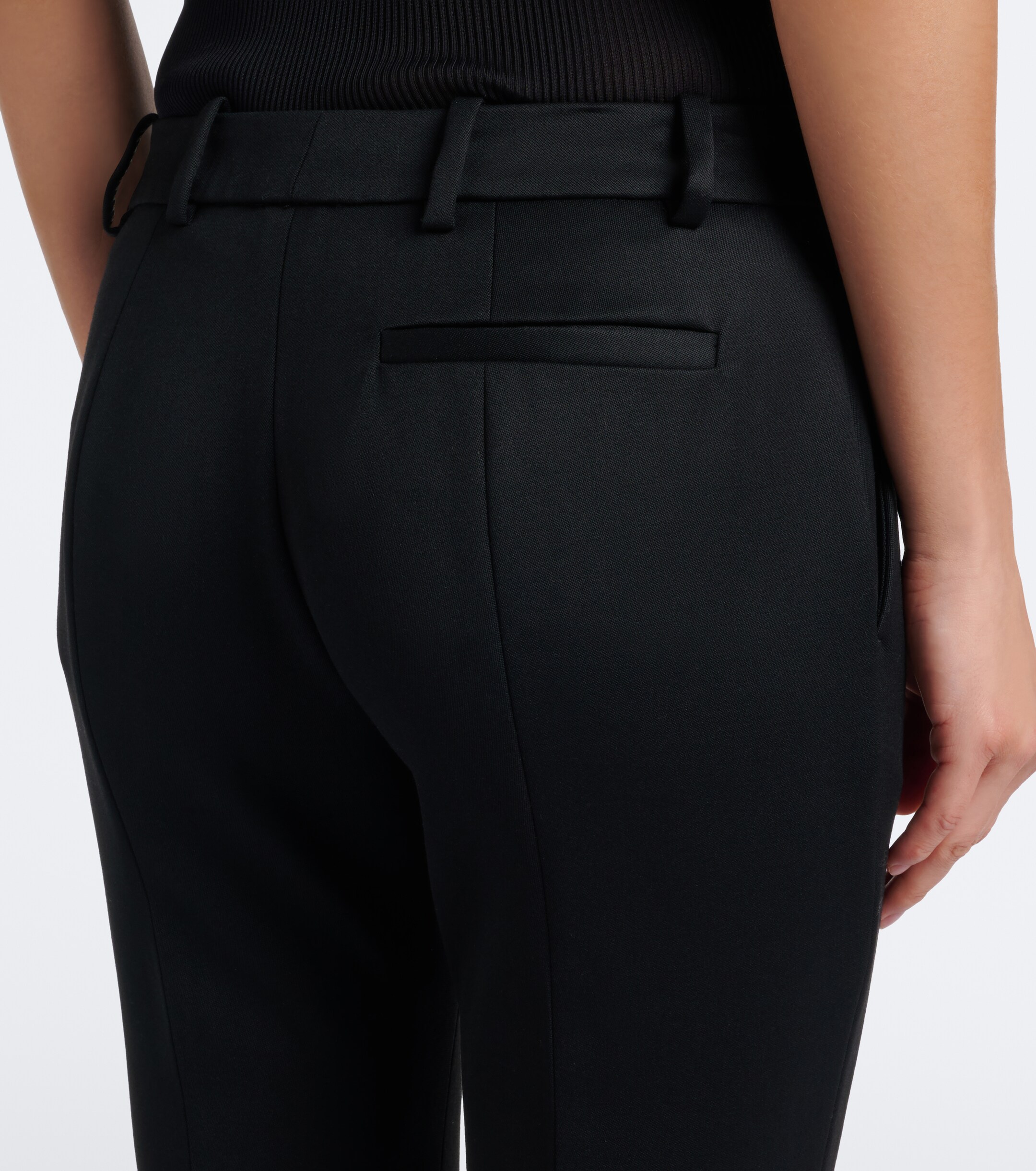 McQueen McQueen Wool flared pants
