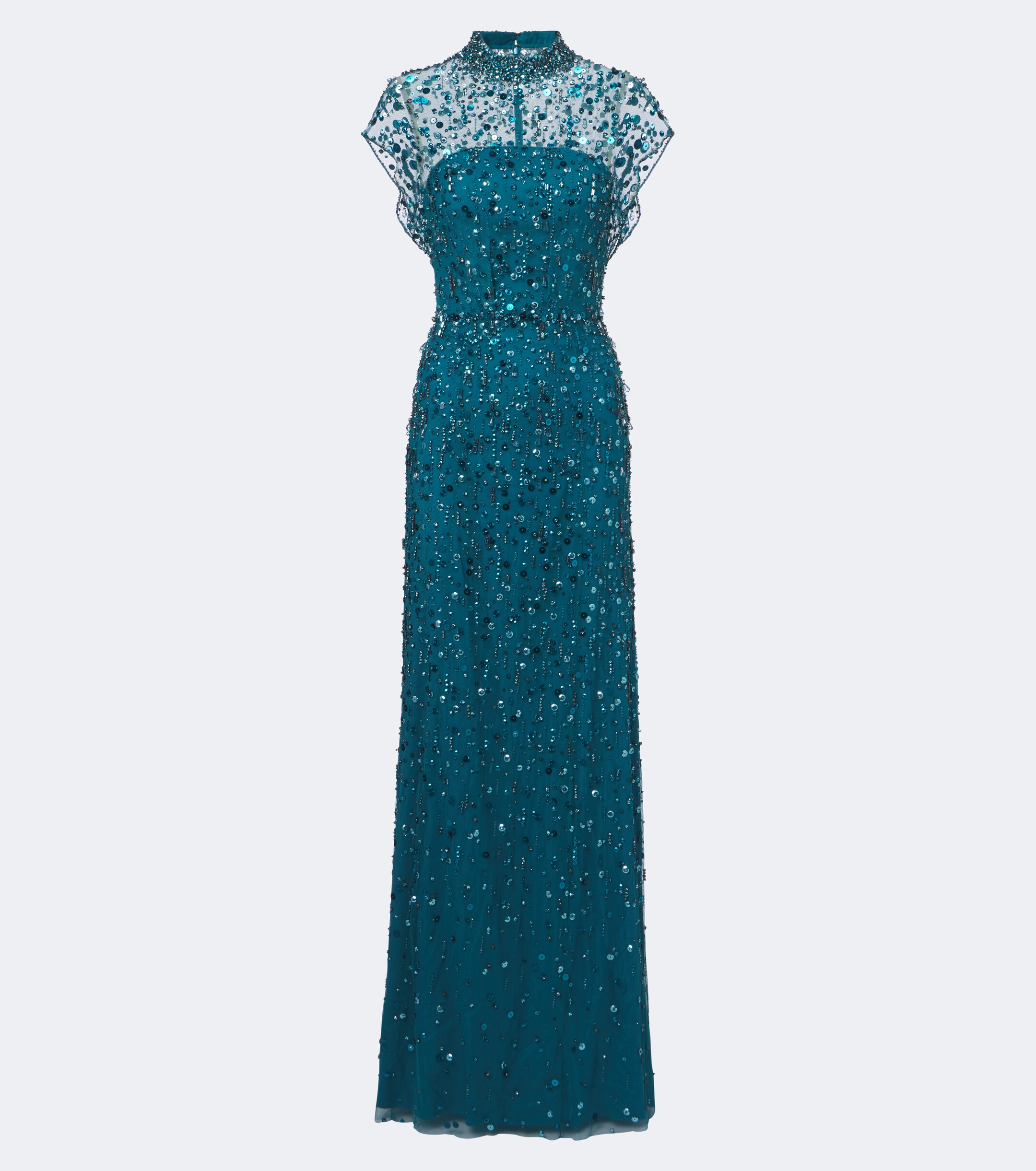 Jenny Packham Jenny Packham Crystal Drop embellished gown