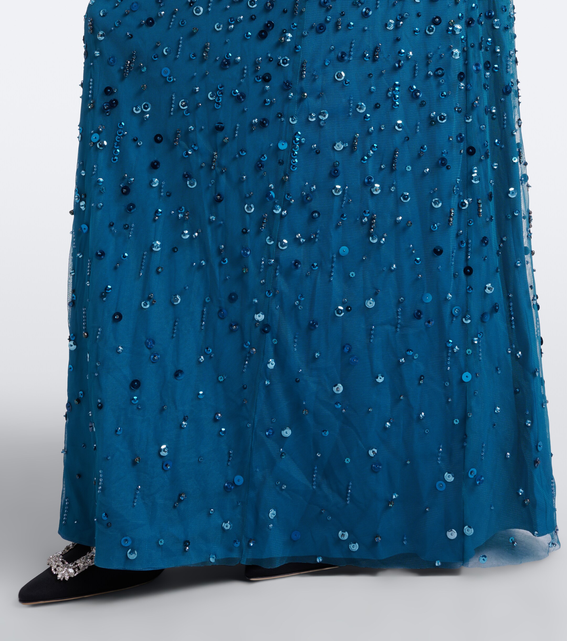Jenny Packham Jenny Packham Crystal Drop embellished gown